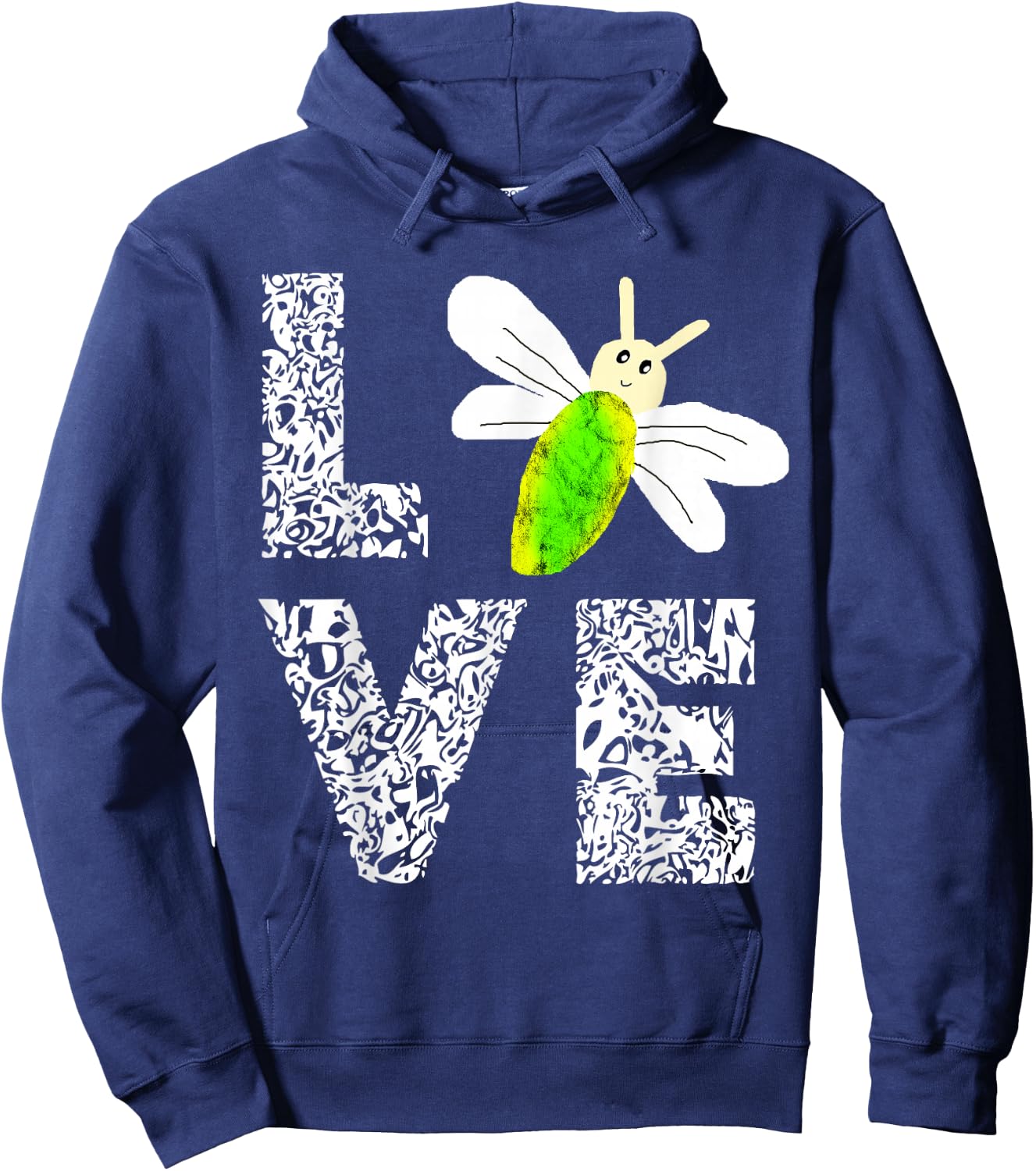 Firefly Love Lightning Bugs Insects Catch Fireflies Hoodie - Hoodie | Navy