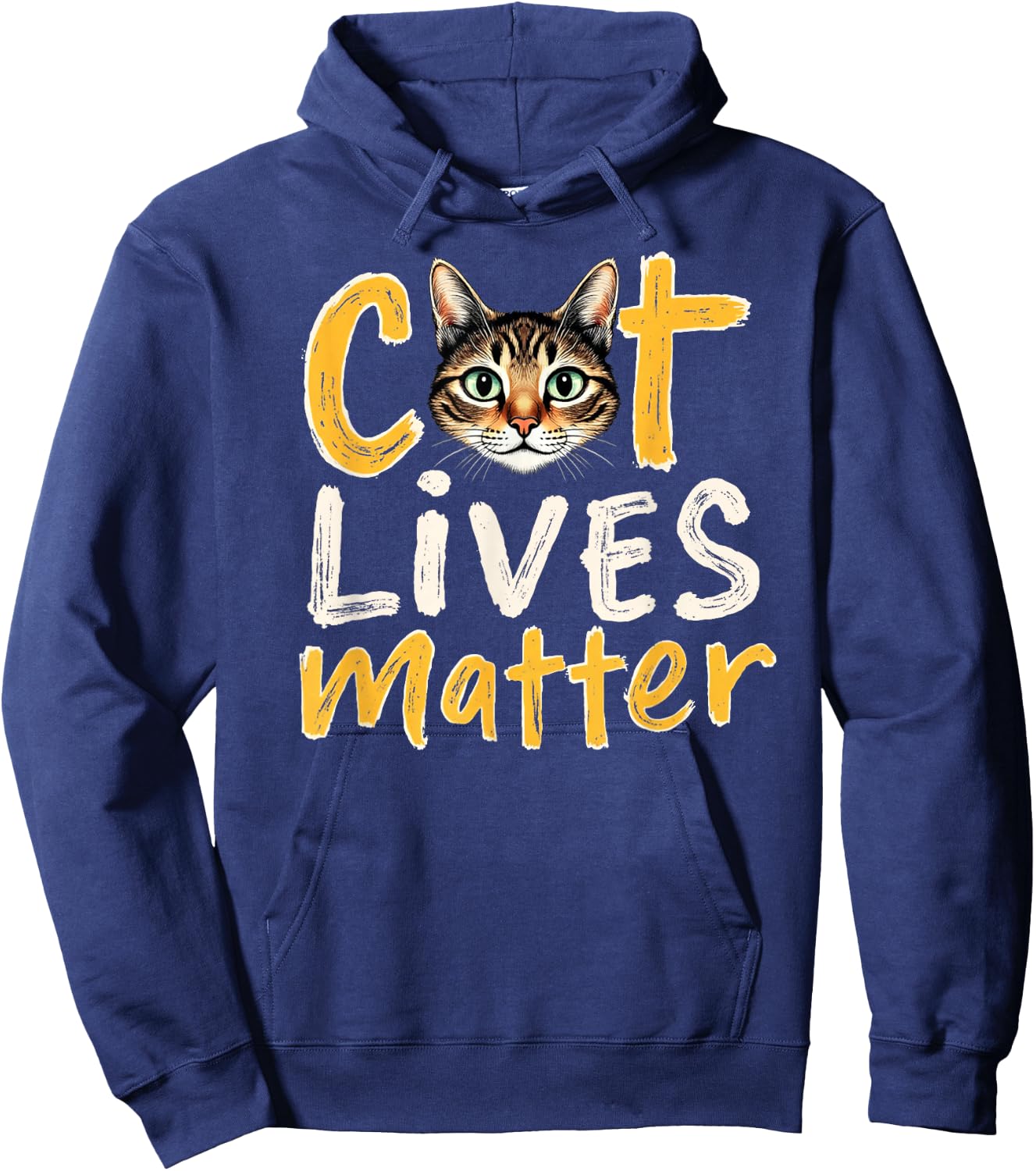 Cat Lives Matter Shirt Hoodie - Hoodie | Navy