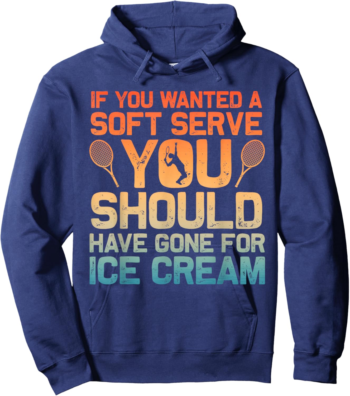Cool Tennis Novelty Women Tennis Lover Tennis Player Hoodie - Hoodie | Navy