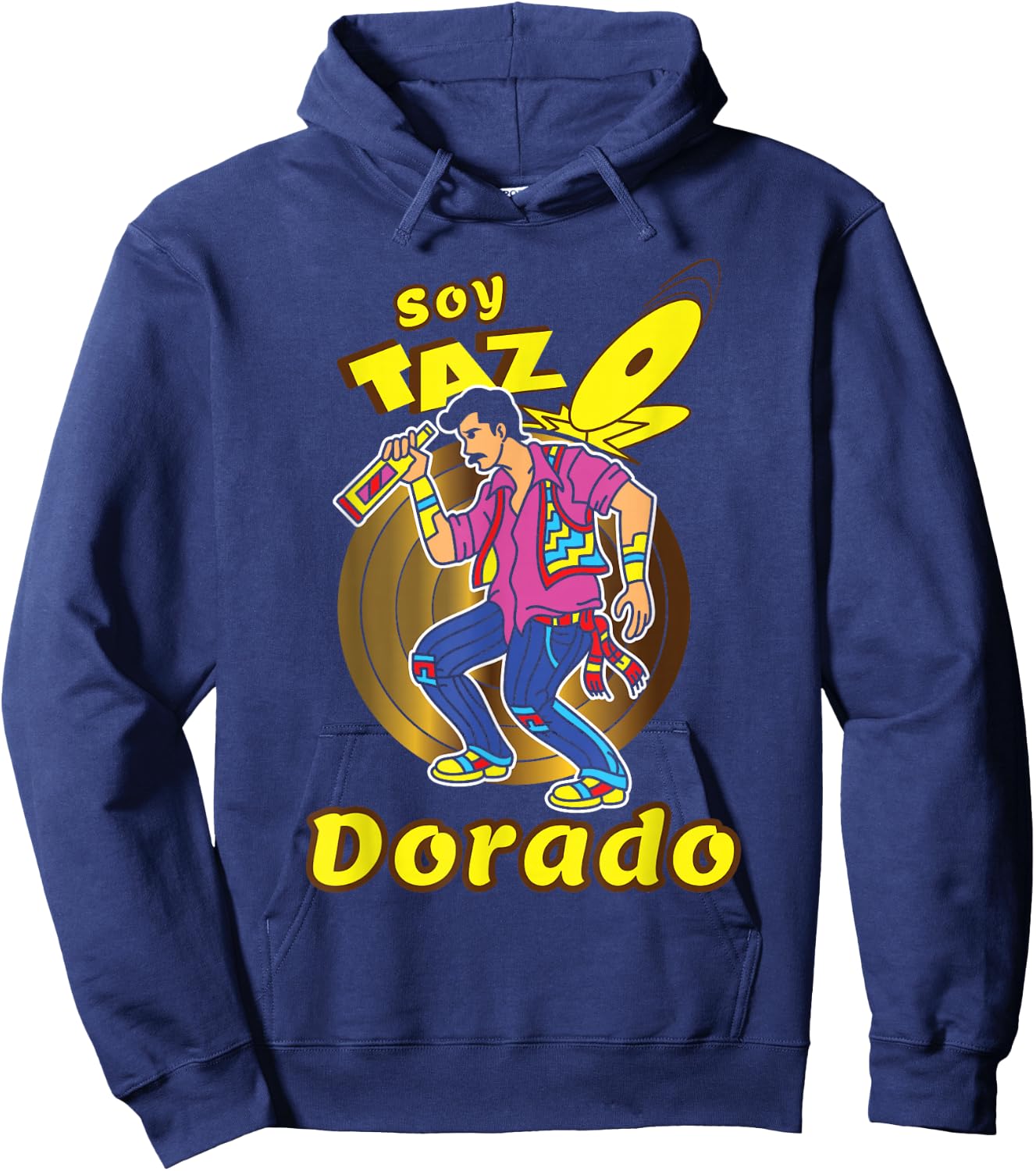Funny Mexican Saying Spanish Slang Words Sarcastic Latinx Hoodie - Hoodie | Navy