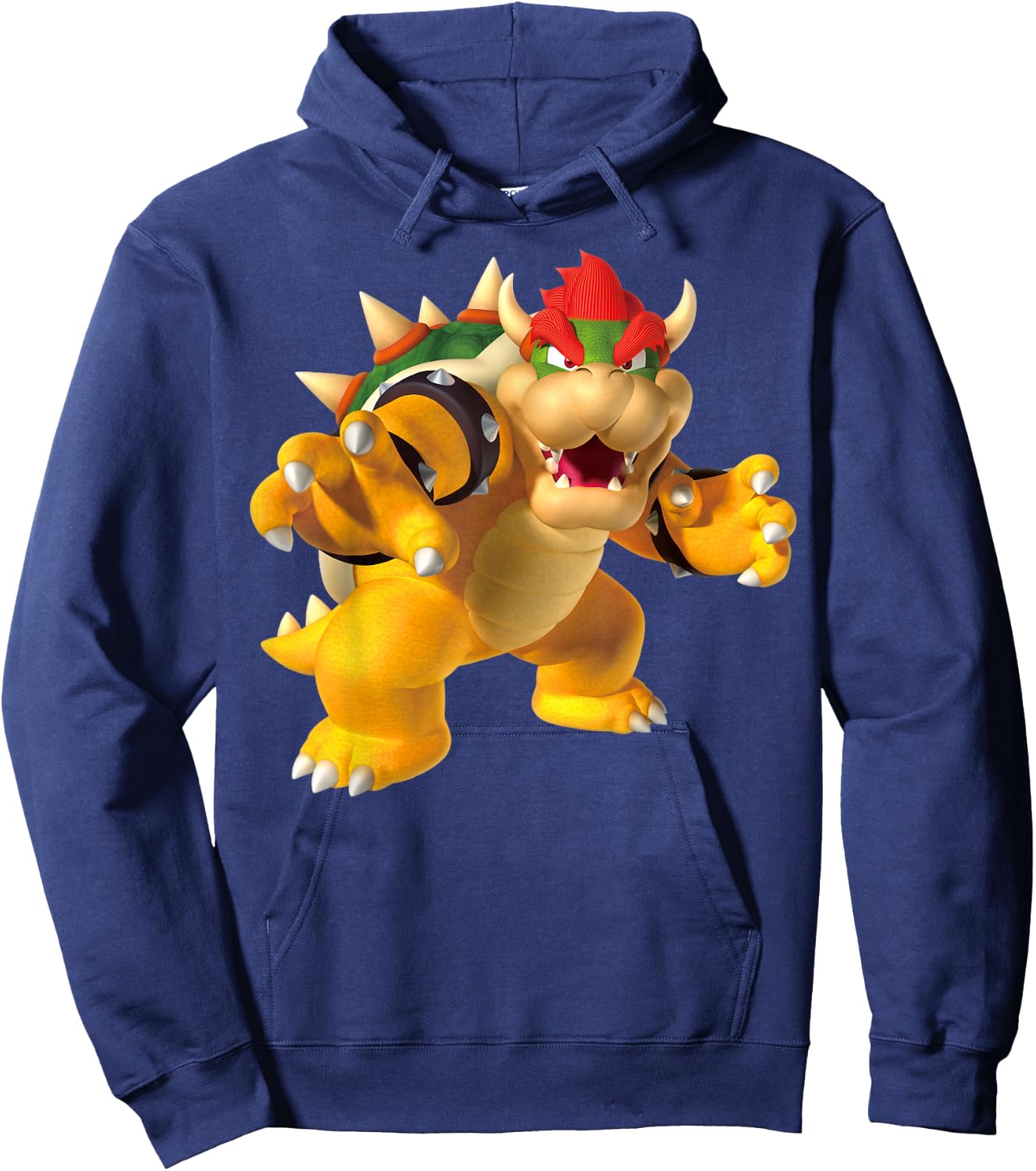 Super Mario Bowser 3D Poster Hoodie - Hoodie | Navy