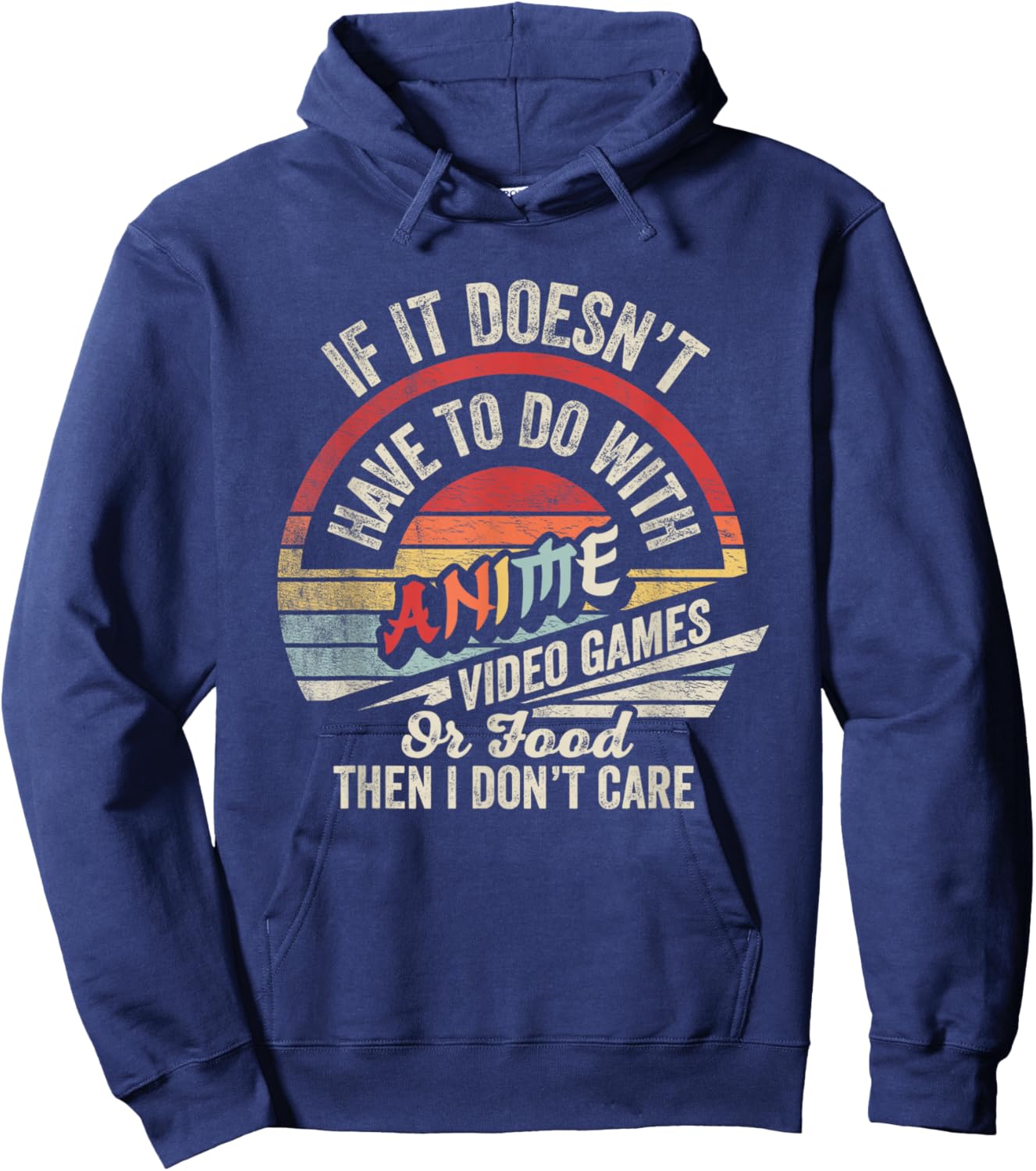Vintage Anime Video Game Food Shirt Video Games Food Anime Hoodie - Hoodie | Navy