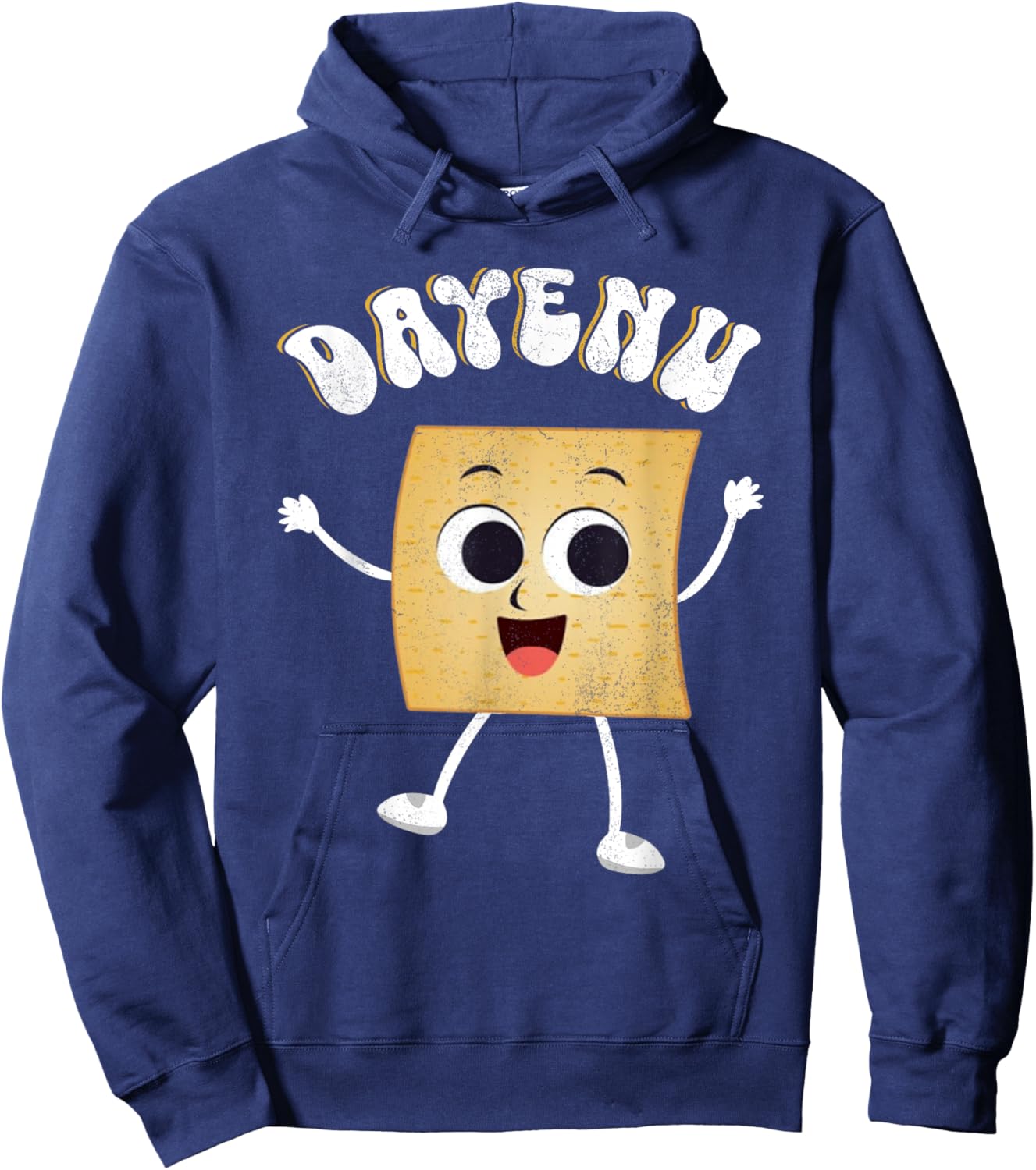 Dayenu Happy Passover Matzah Flatbread Funny Holiday Hoodie - Hoodie | Navy