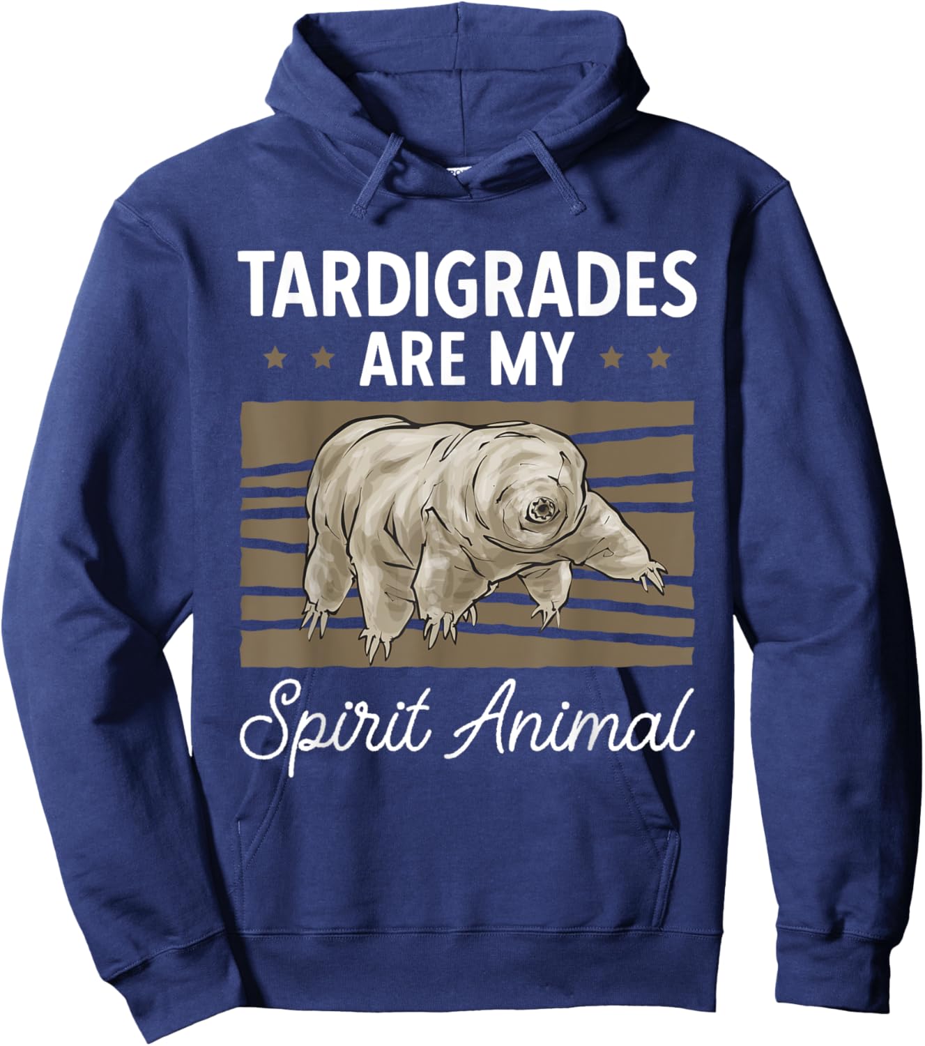Tardigrade Water Bear Spirit Animal Tardigrade Hoodie - Hoodie | Navy
