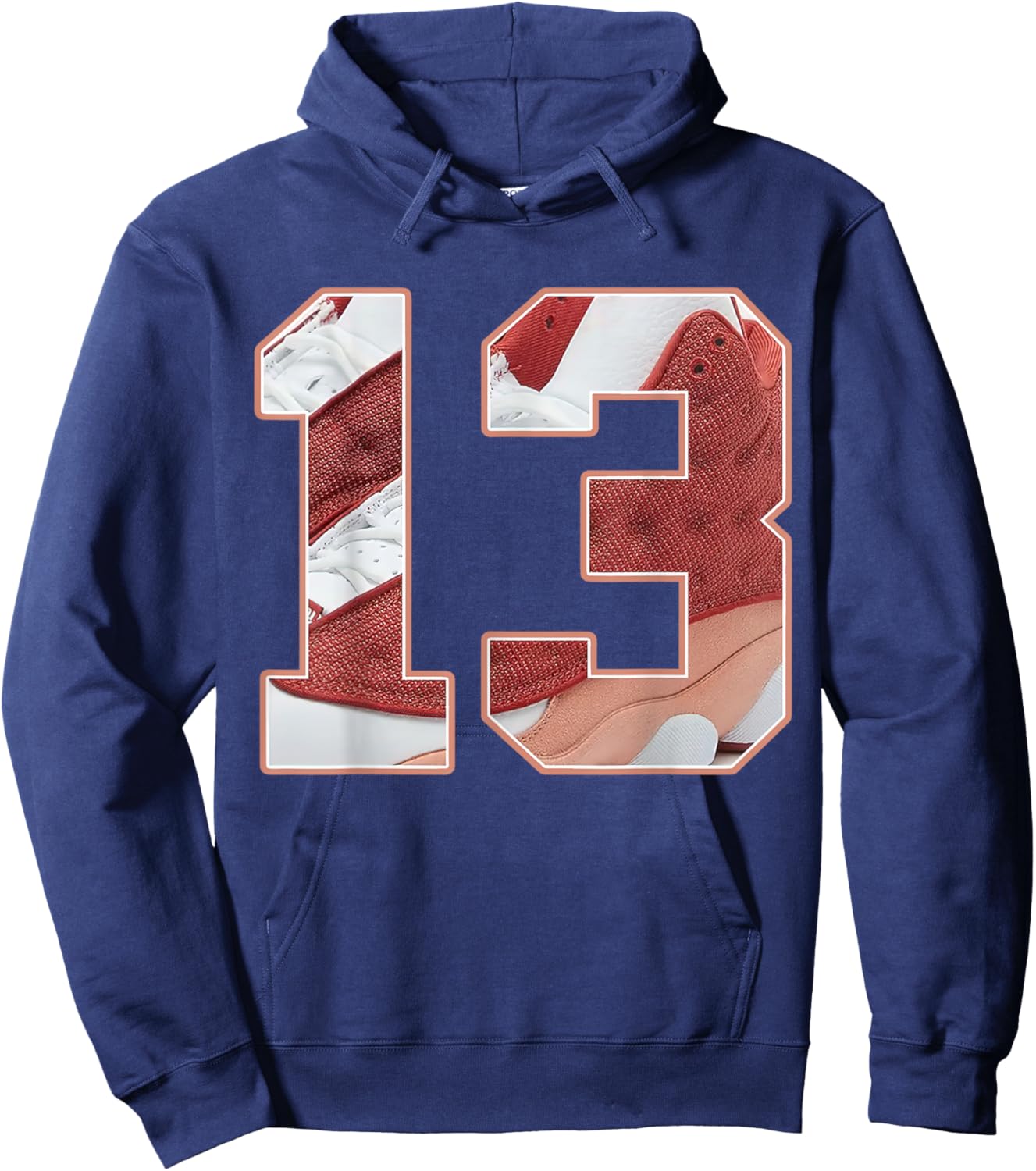 Number 13 Dune Red 13s Loser Lover Matching Women Hoodie - Hoodie | Navy