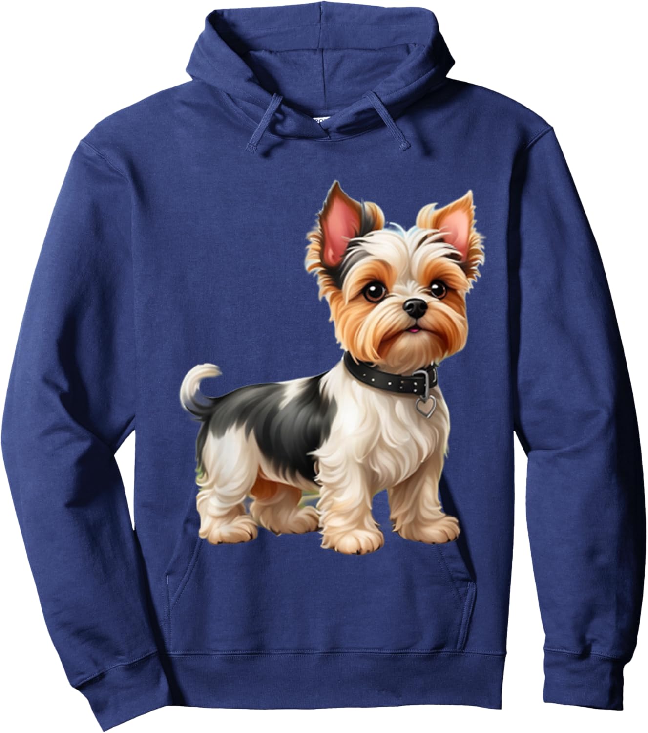 Biewer Terrier Design Dog Hoodie - Hoodie | Navy