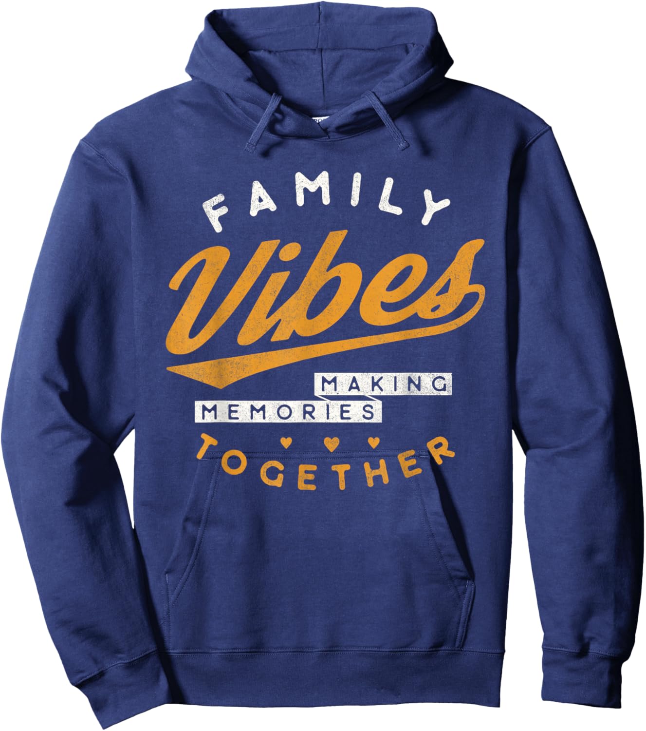 Family Reunion 2025 Family Vibes Making Memories Matching Hoodie - Hoodie | Navy