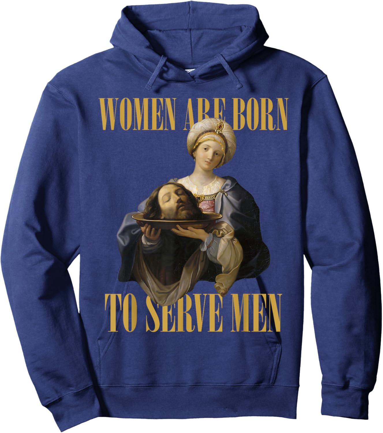 Born To Serve Men Christian Boss Girl Motivational Funny Hoodie - Hoodie | Navy