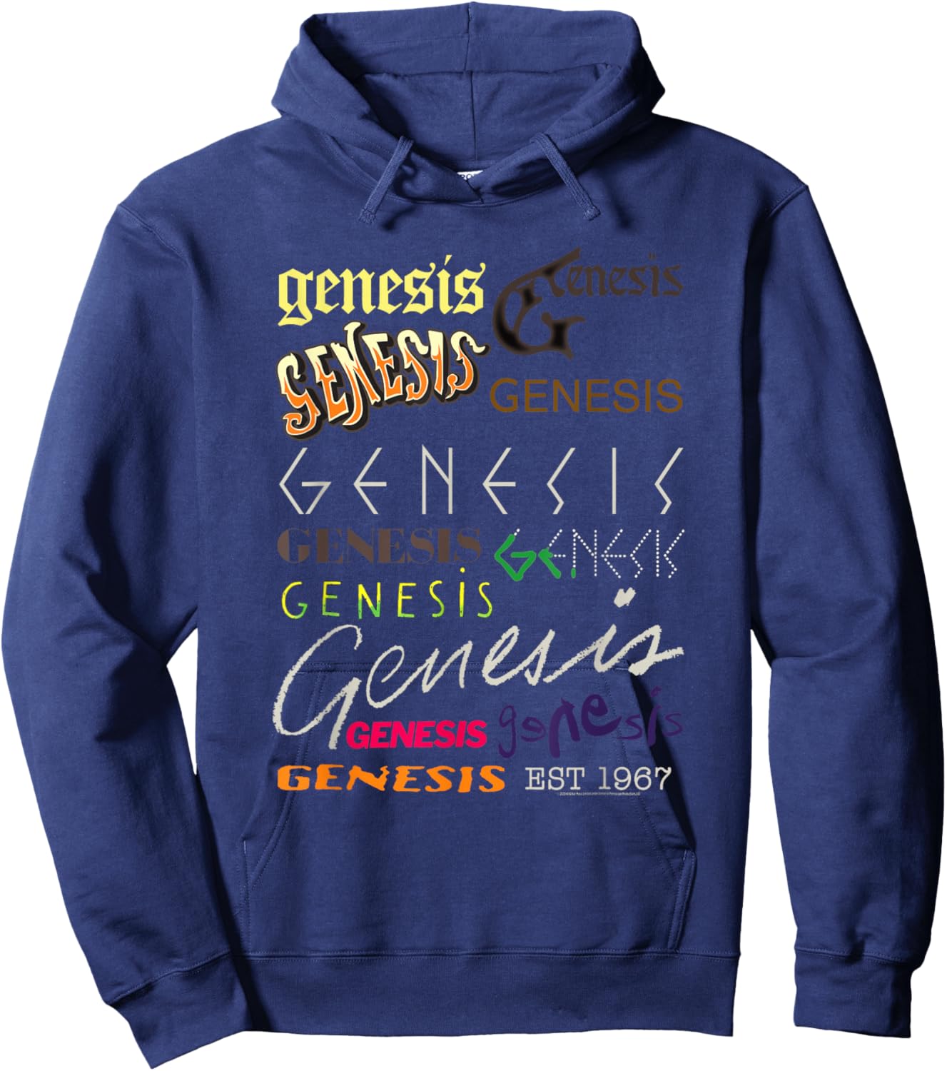 Genesis Logo History Since 1967 Hoodie - Hoodie | Navy