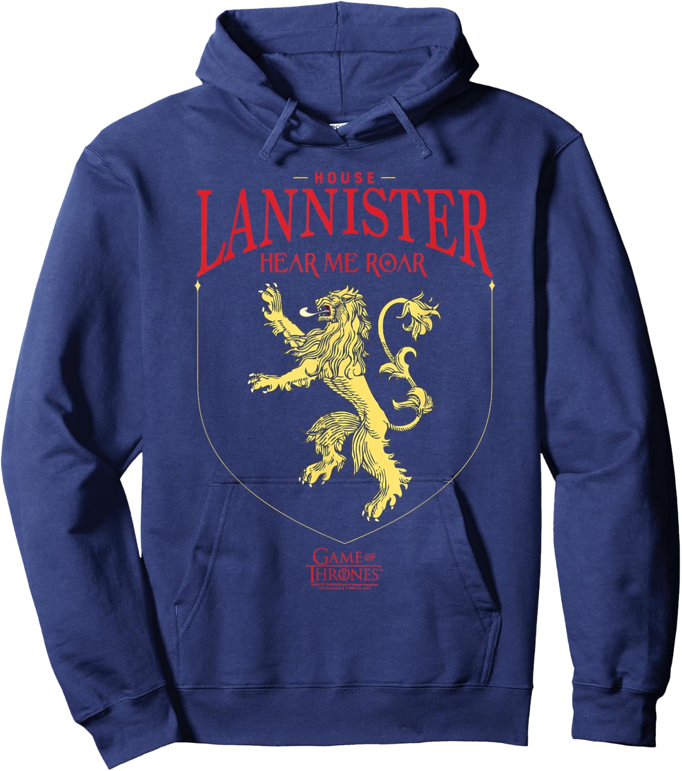 Game of Thrones House Lannister Sigil Hoodie - Hoodie | Navy