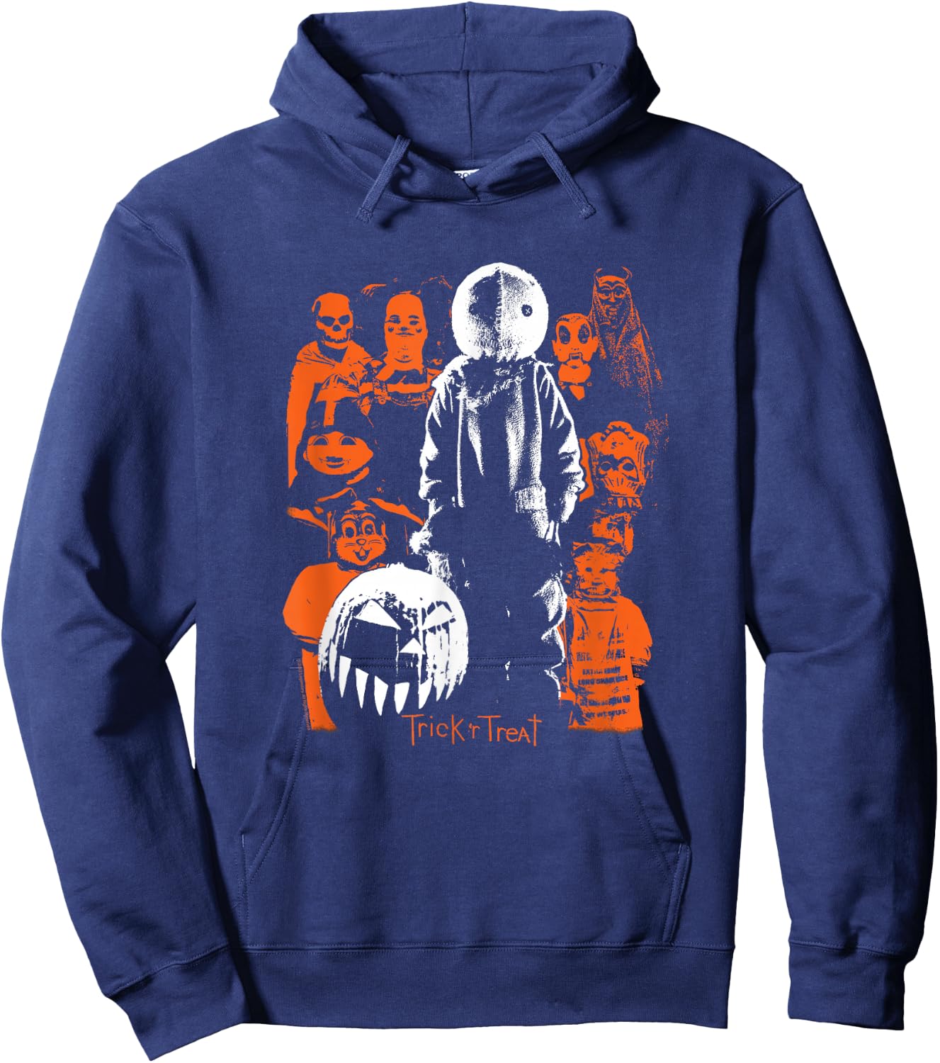 Trick r Treat Sam Collage Hoodie - Hoodie | Navy