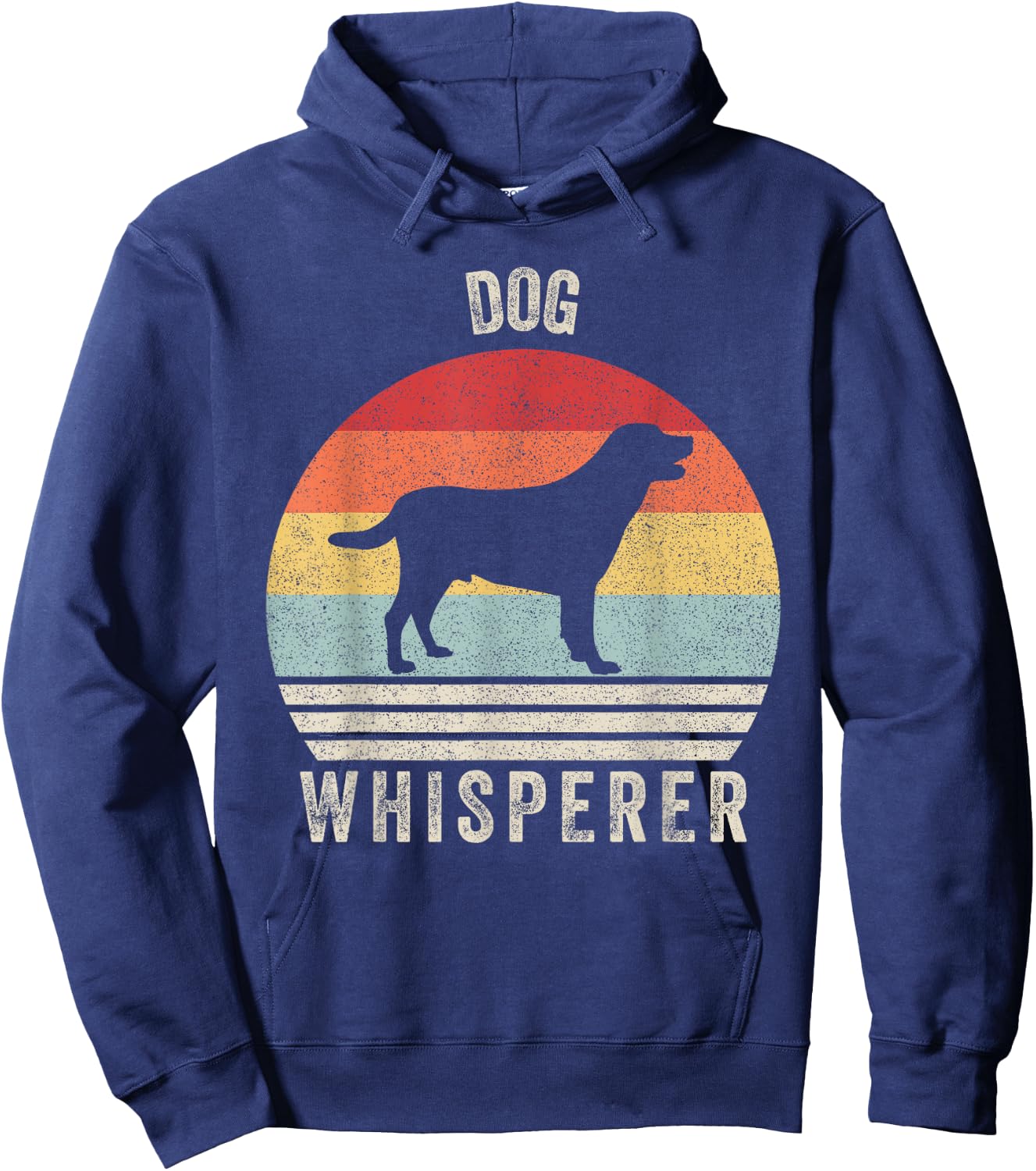 Vintage Retro Dog Whisperer Shirt Funny Dog Hoodie - Hoodie | Navy