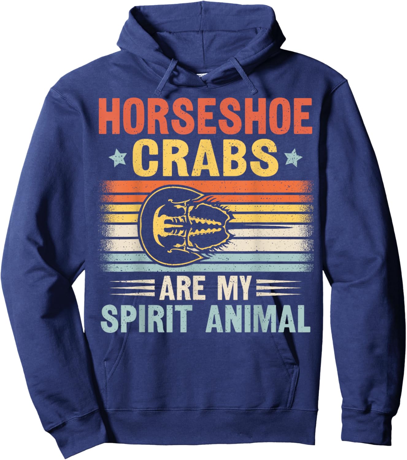 Horseshoe crab Quote for a Horseshoe crab lover Hoodie - Hoodie | Navy