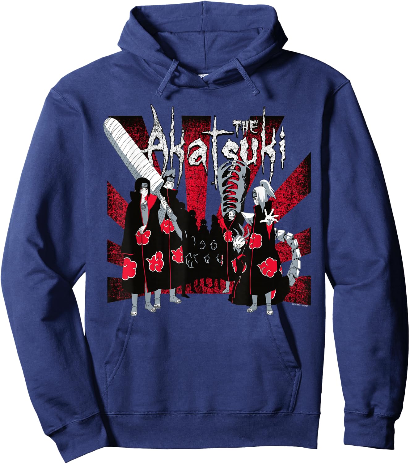 Naruto Shippuden The Akatsuki Hoodie - Hoodie | Navy