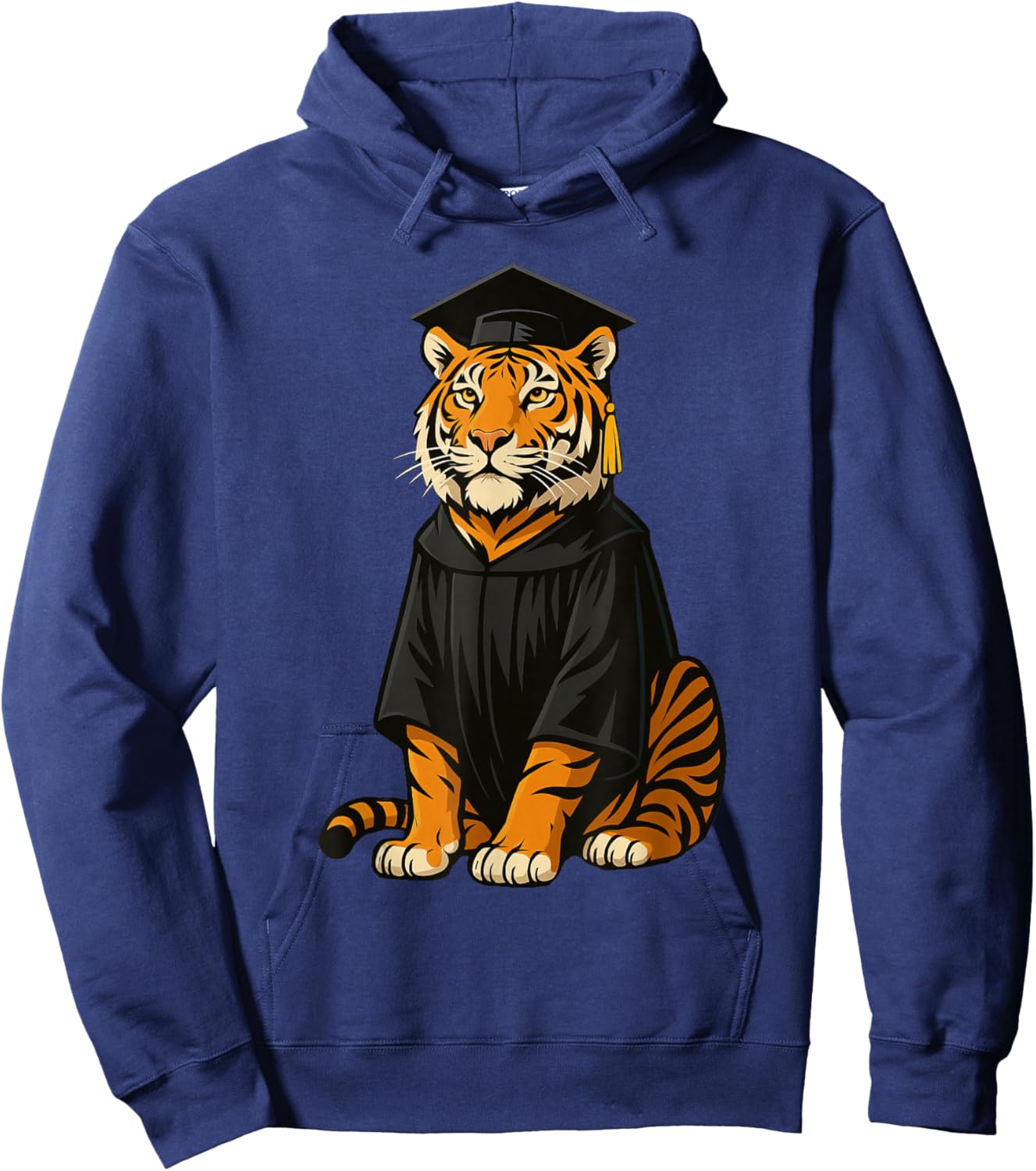 Cute Tiger Graduation Hoodie - Hoodie | Navy