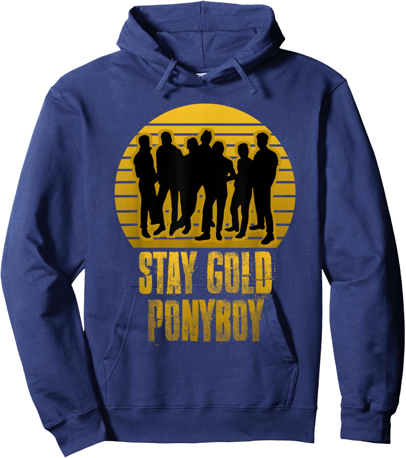 Stay Gold Ponyboy Vintage Hoodie - Hoodie | Navy