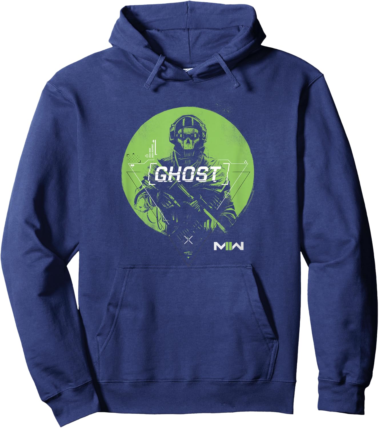 Call of Duty Green Ghost Soldier Gaming Hoodie - Hoodie | Navy
