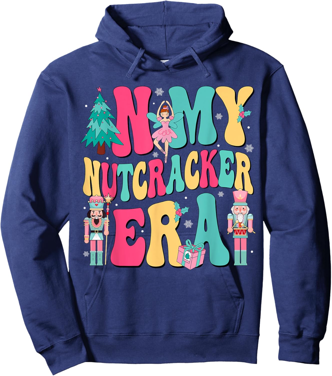 Pink Nutcracker Squad In My Nutcracker Era Pink Christmas Hoodie - Hoodie | Navy