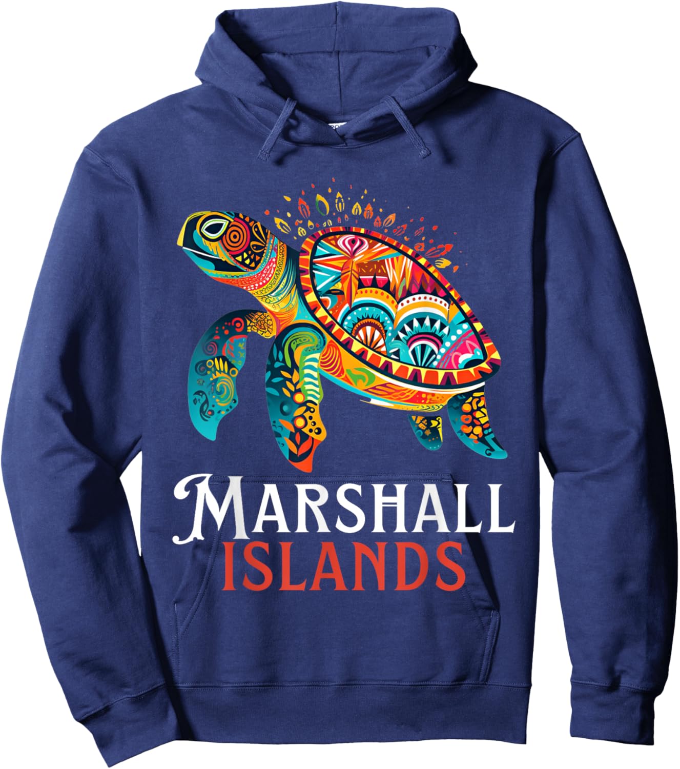 Marshall Islands Souvenir / Marshall Islands Hoodie - Hoodie | Navy