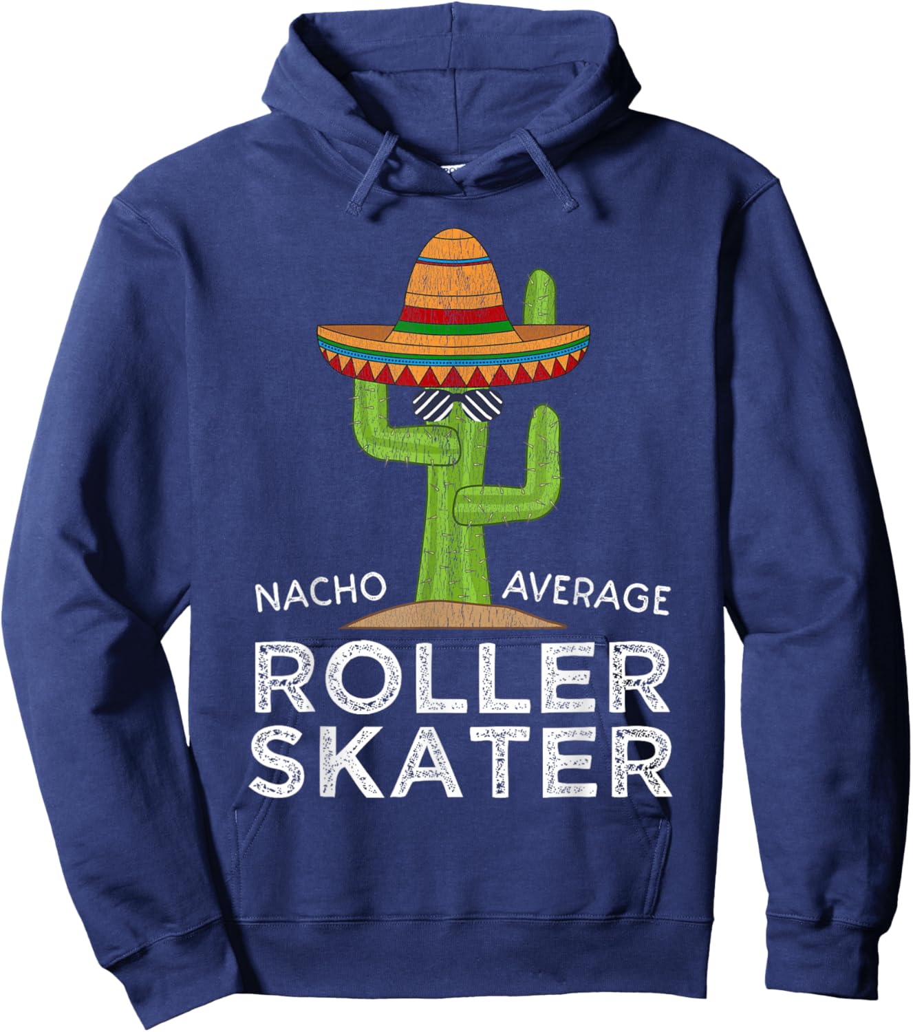 Fun Roller Skating Lover Humor Saying | Funny Roller Skater Hoodie - Hoodie | Navy