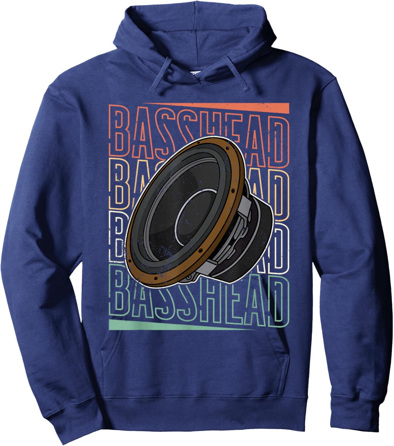 Subwoofer Sound Engineer Audio Synthesizer Music Mixer Hoodie - Hoodie | Navy