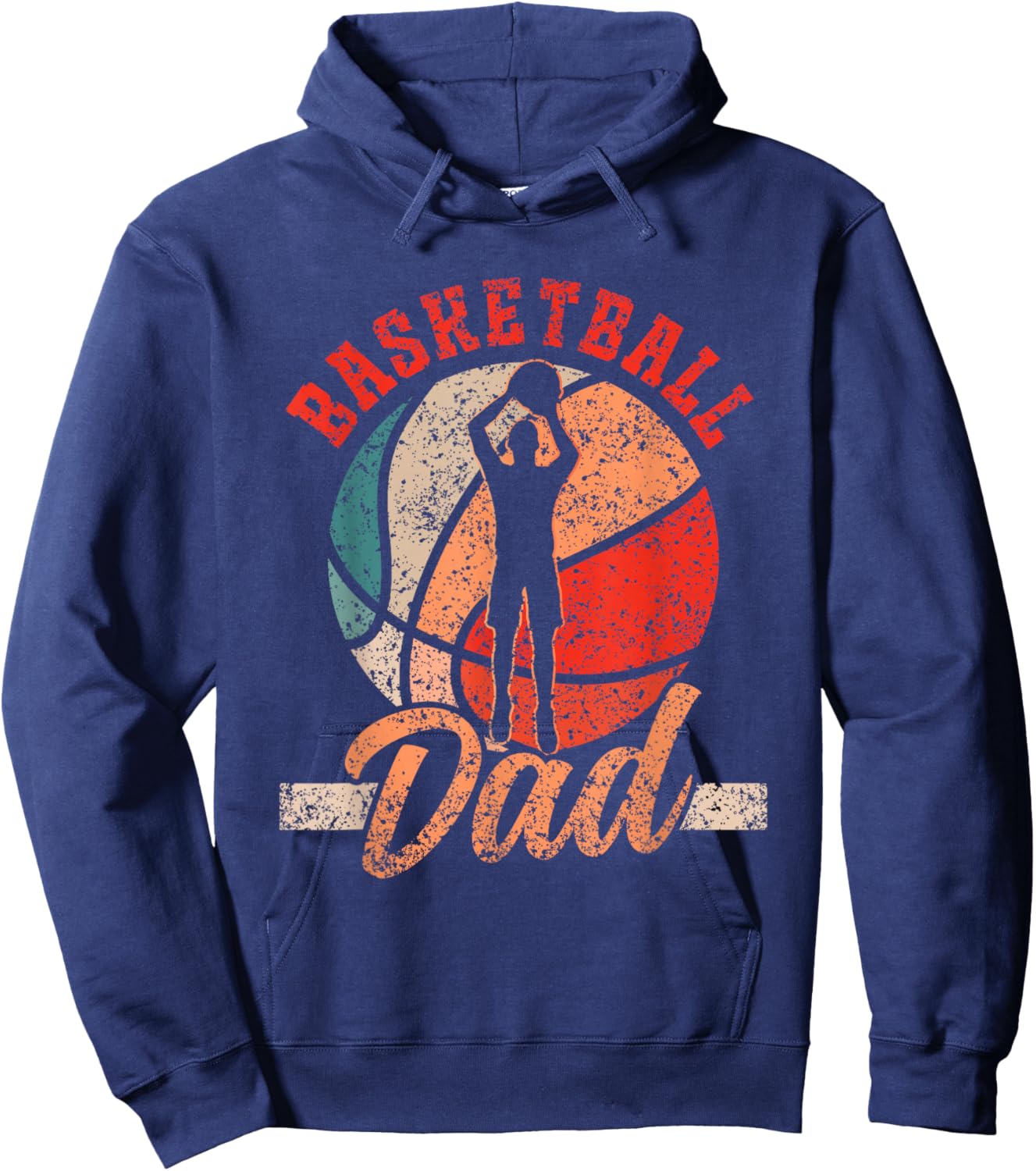 Basketball Father Basketball Player Dads Basketball Dad Hoodie - Hoodie | Navy
