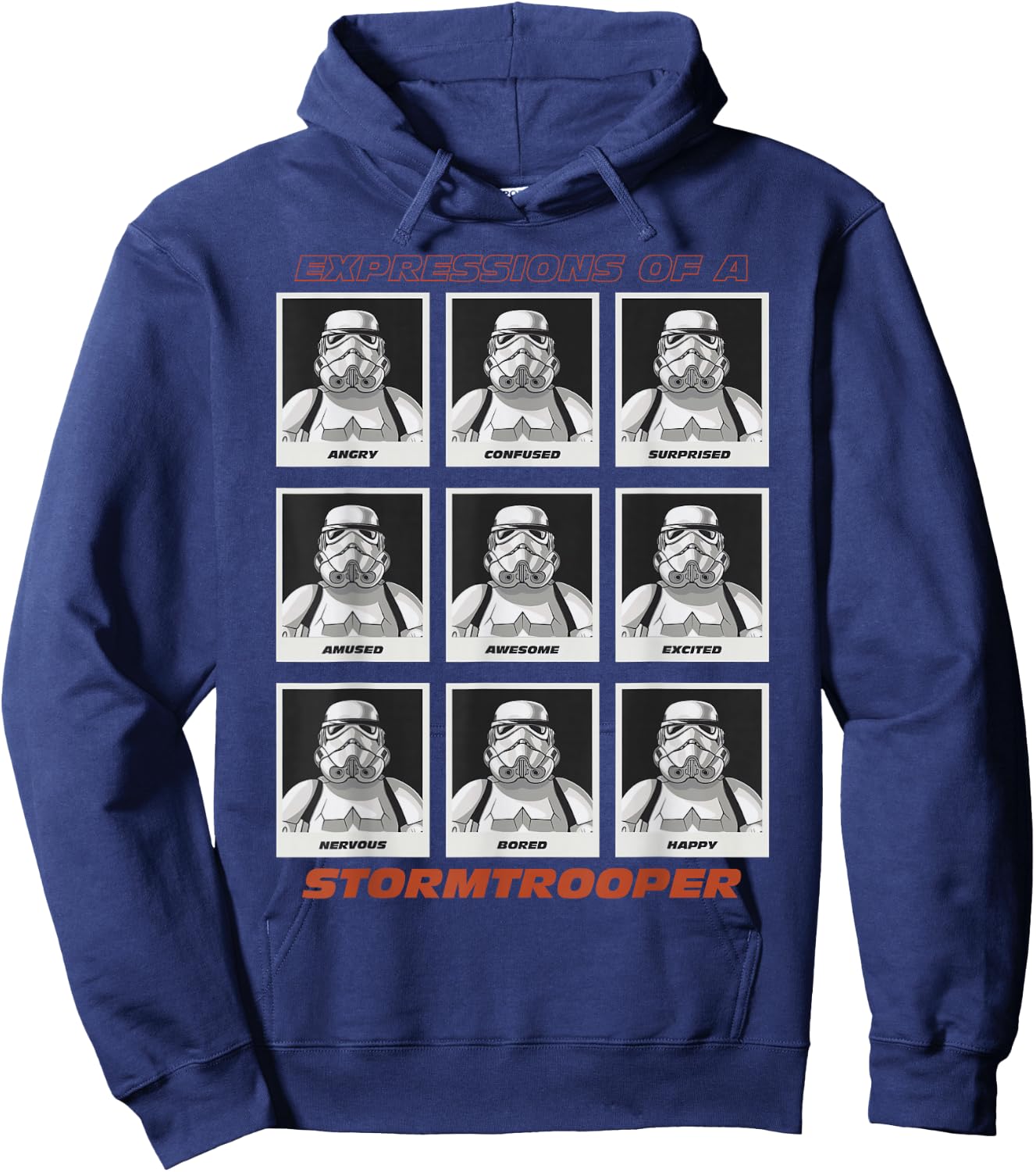 Star Wars Expressions of a Stormtrooper Hoodie - Hoodie | Navy