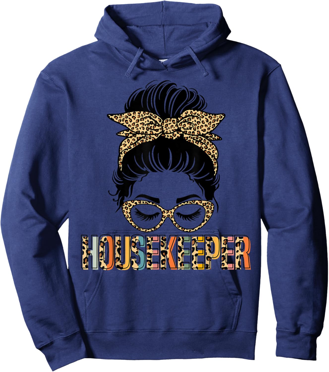 Cute Housekeeper Cleaning Housekeeping Hoodie - Hoodie | Navy
