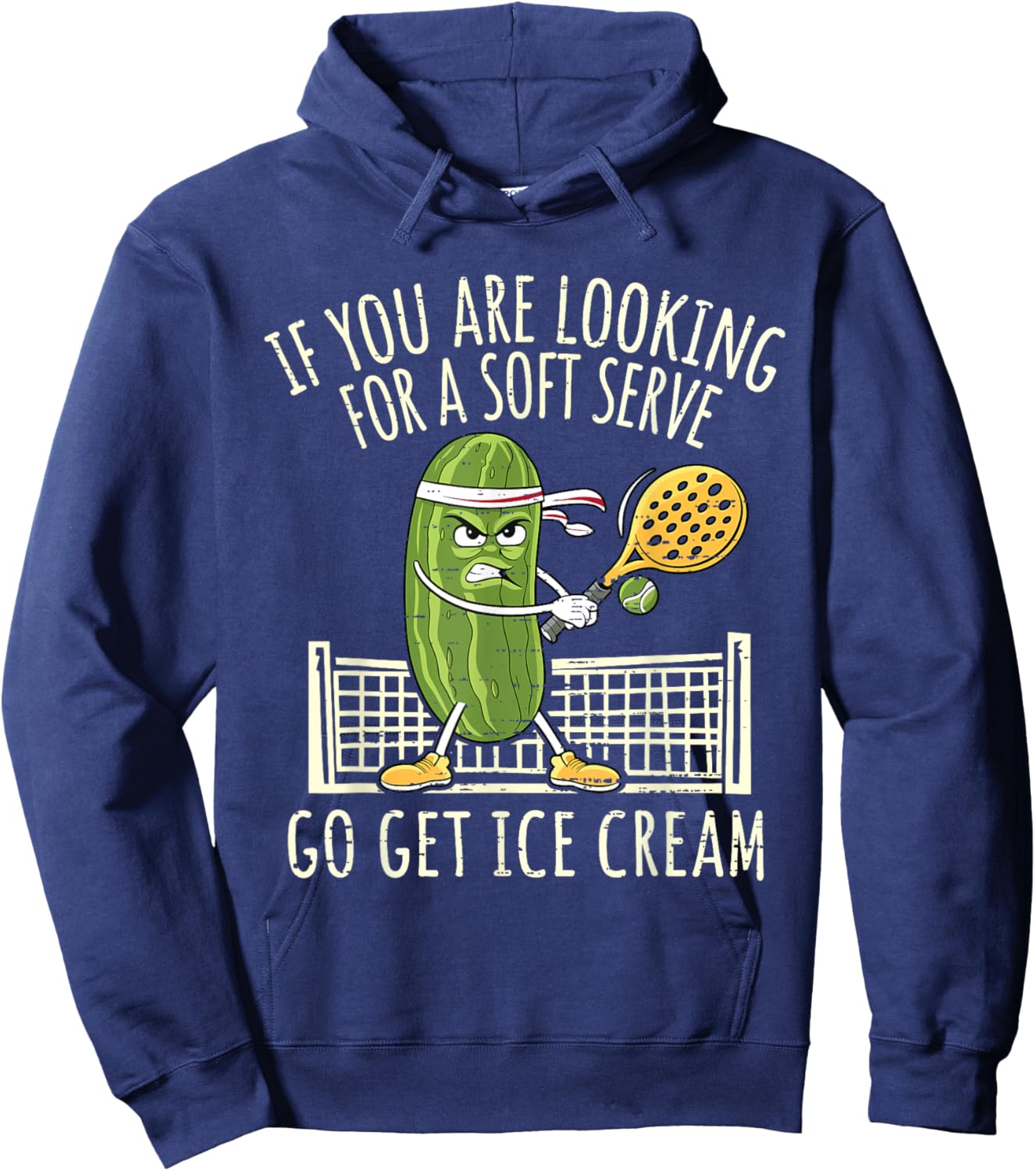Funny Pickleball Player Paddleball Lover Coach Men Women Kid Hoodie - Hoodie | Navy