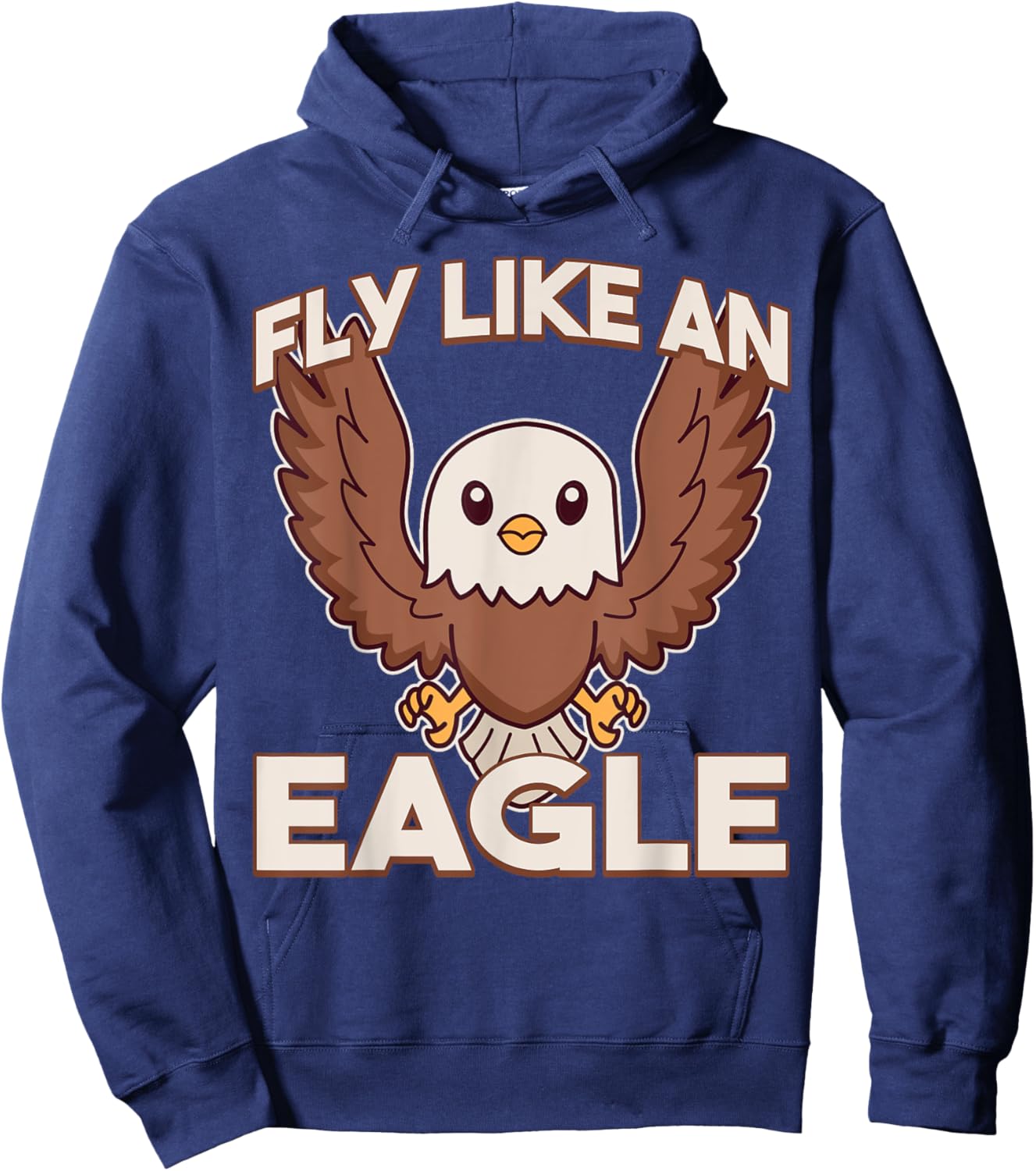 Fly Like An Eagle Hoodie - Hoodie | Navy