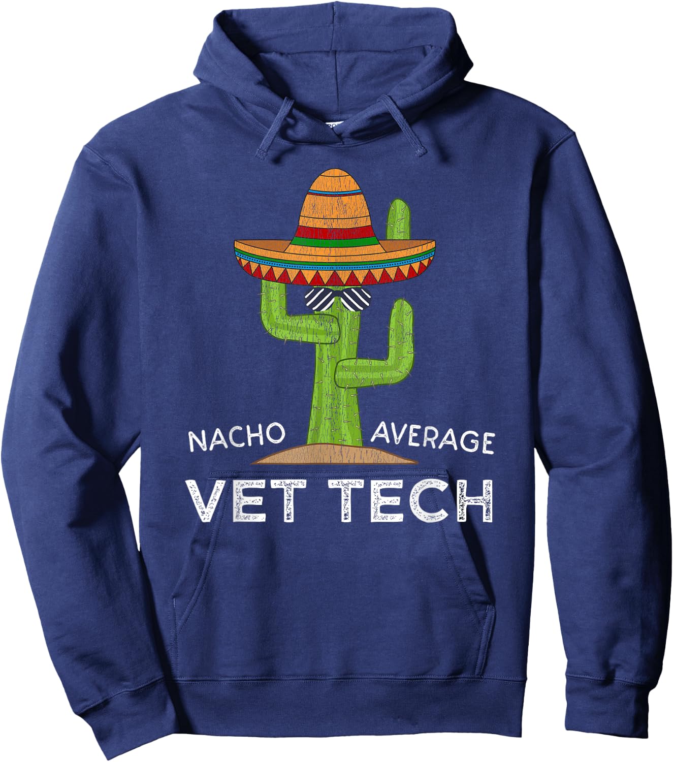 Funny Vet Tech Veterinary Technician Cute Saying Hoodie - Hoodie | Navy