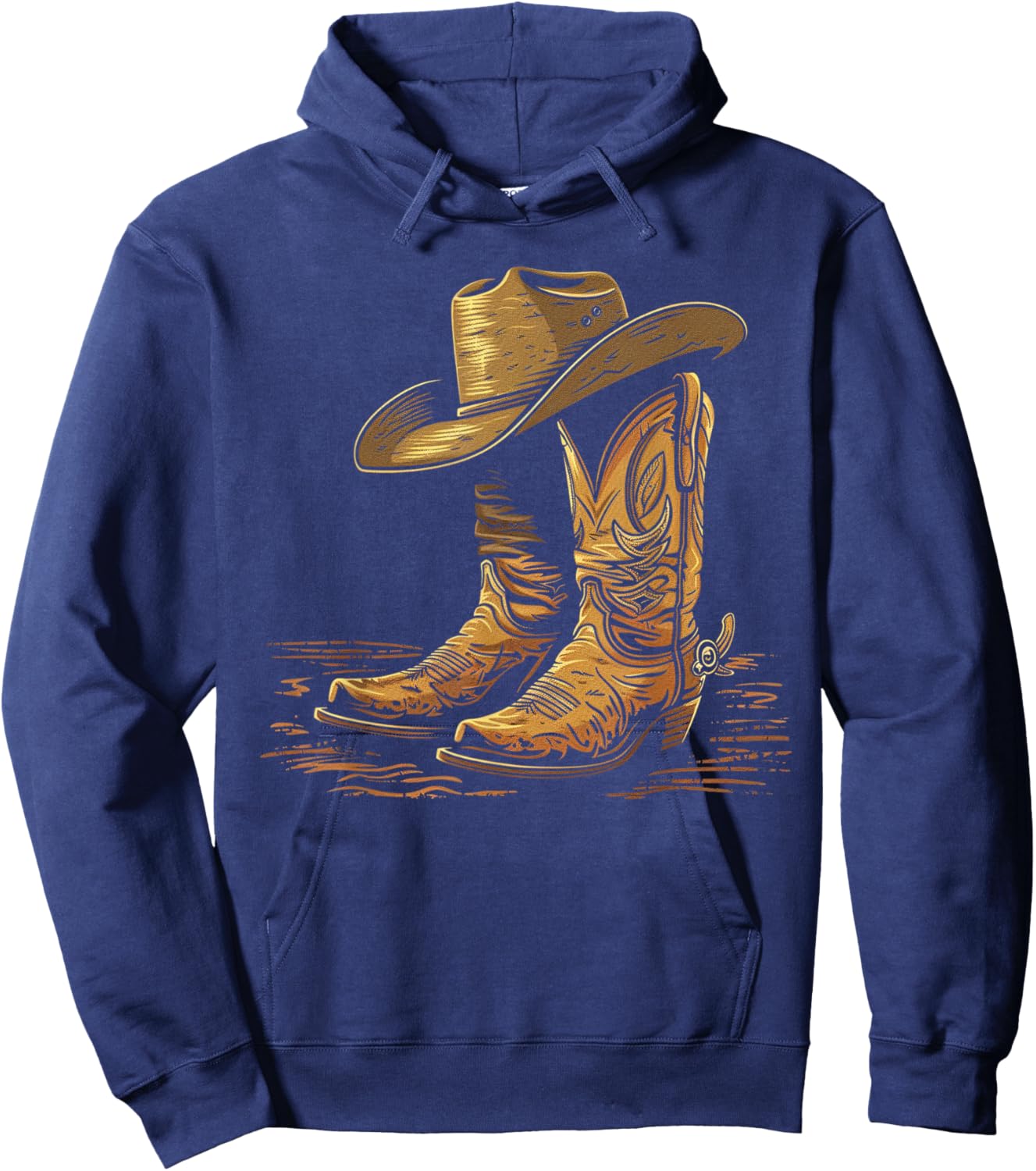 Howdy Cowboy Western Men Rodeo Texas Shirts Hoodie - Hoodie | Navy