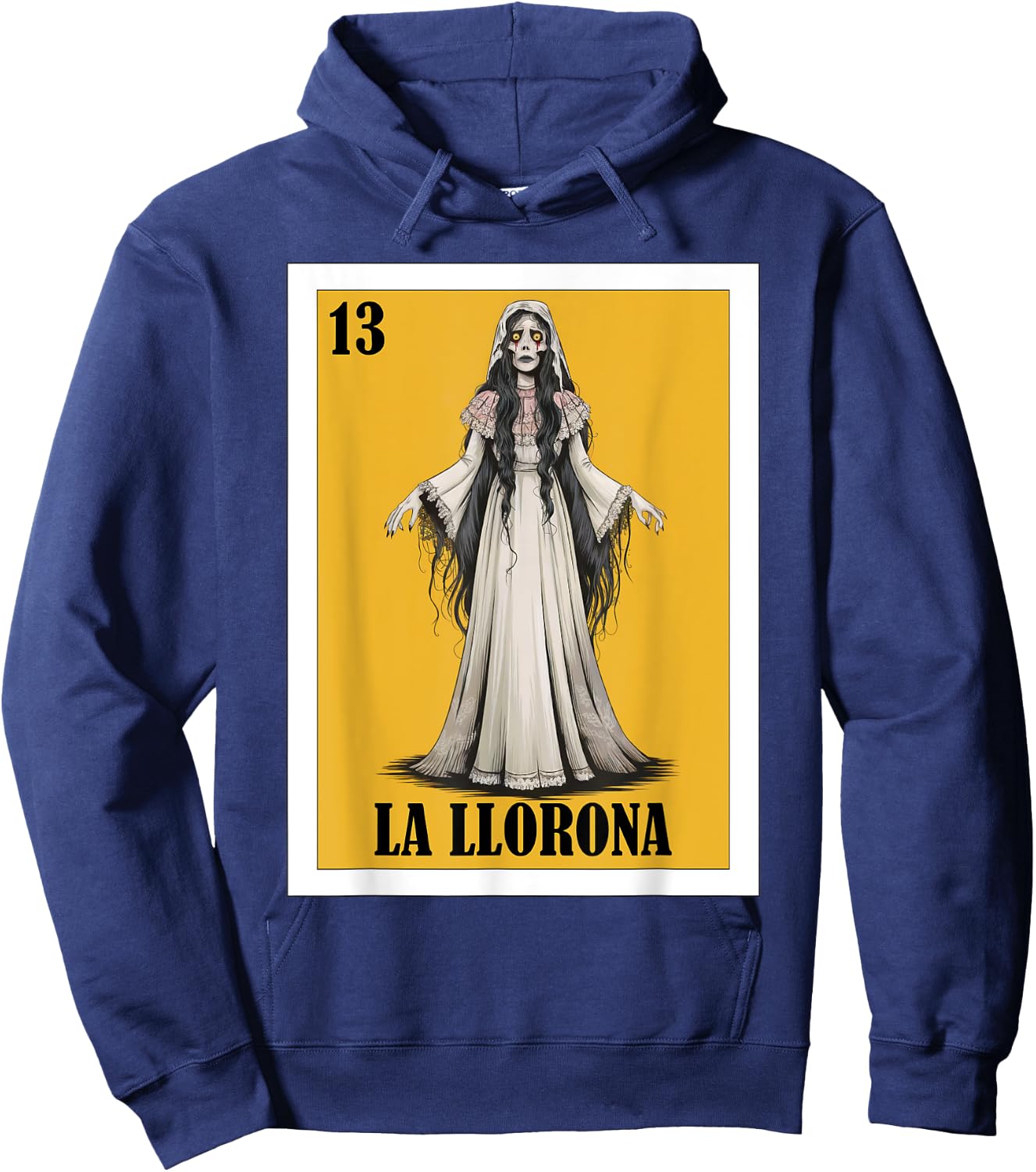 Mexican Halloween or Cinco de Mayo Design - La Llorona Hoodie - Hoodie | Navy