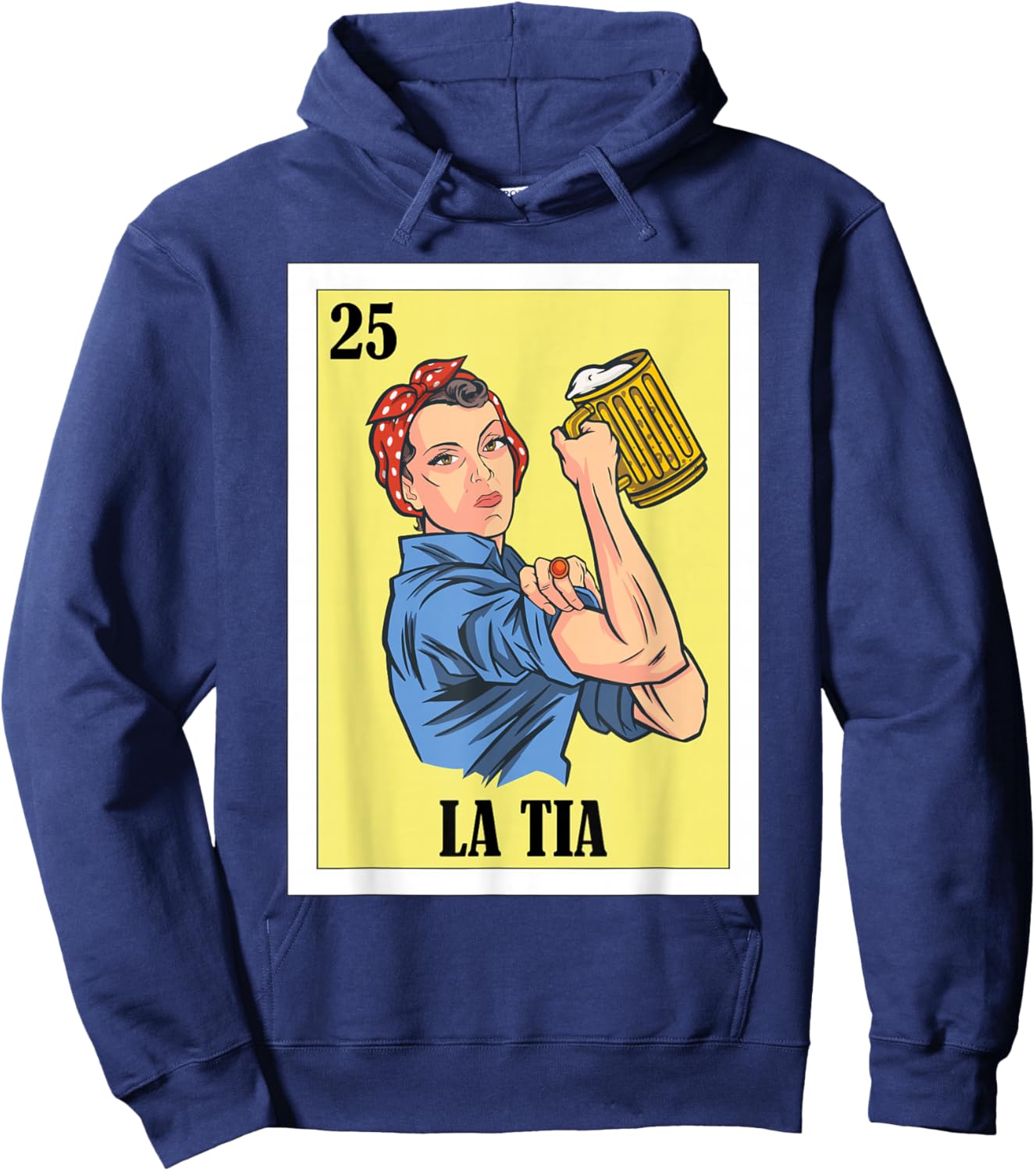 Funny Mexican Design for Aunt - La Tia Hoodie - Hoodie | Navy