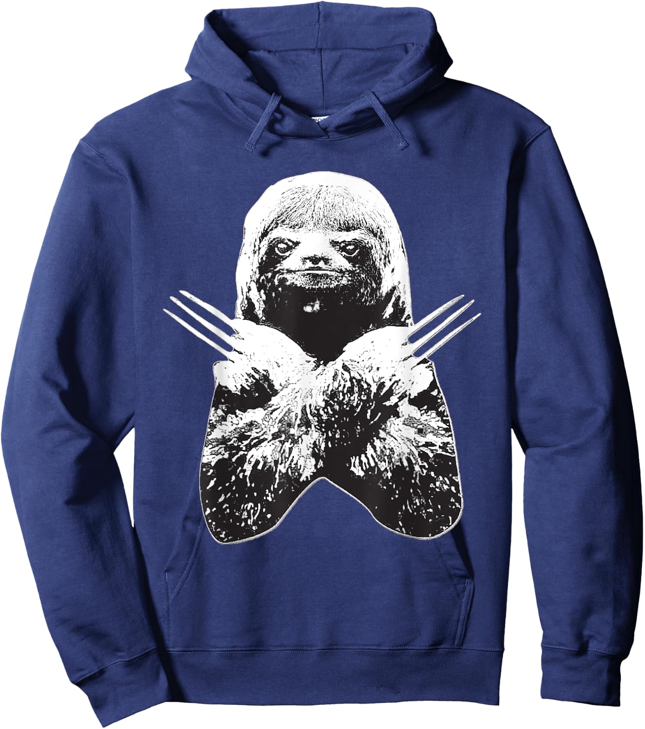 Sloth Slotherine Halloween Costume Graphic Fighting Hoodie - Hoodie | Navy
