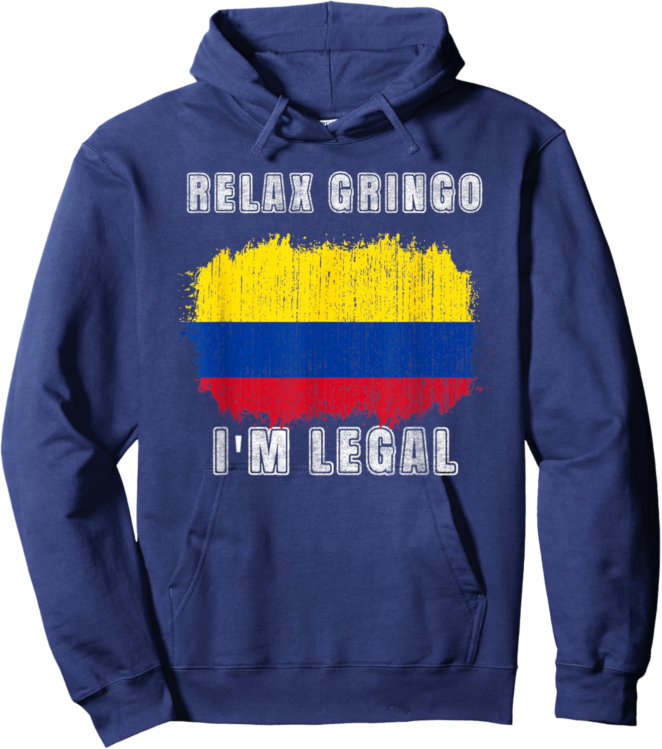 Colombiana Colombia Flag Funny Colombian Girl Women Hoodie - Hoodie | Navy