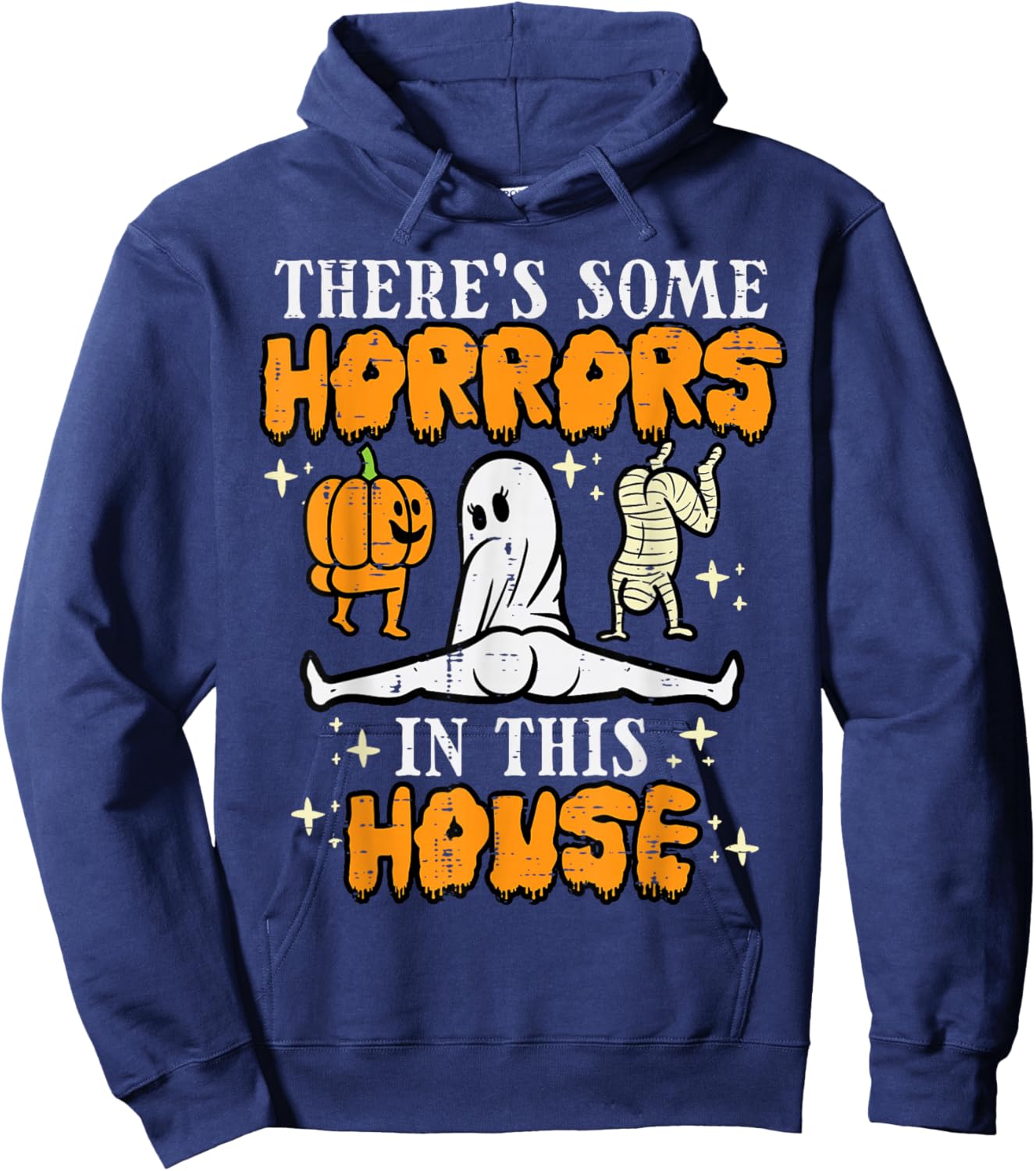 Halloween Some Horrors In This House Funny Costume Women Hoodie - Hoodie | Navy