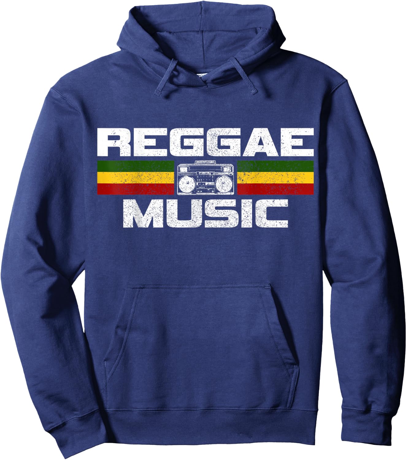 Reggae Music Rastafari Rasta Jamaica Gift Hoodie - Hoodie | Navy