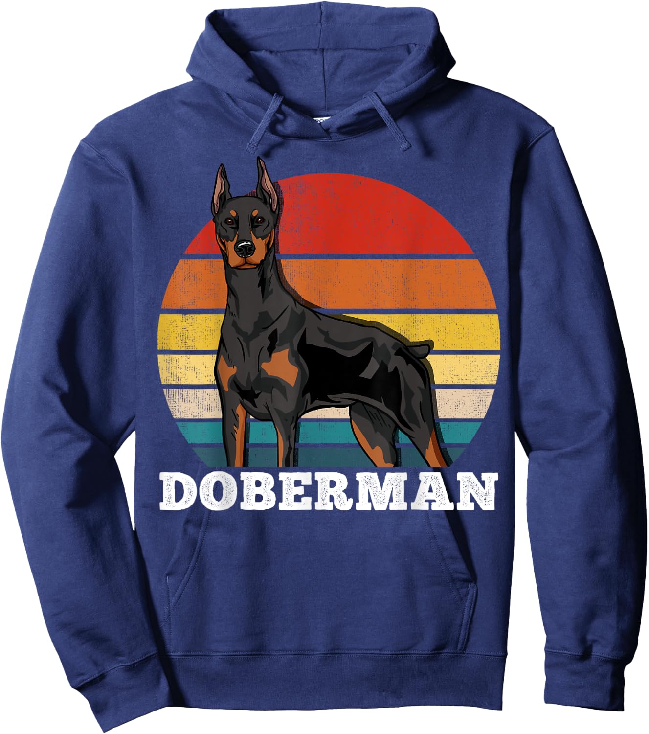 Doberman Hoodie - Hoodie | Navy
