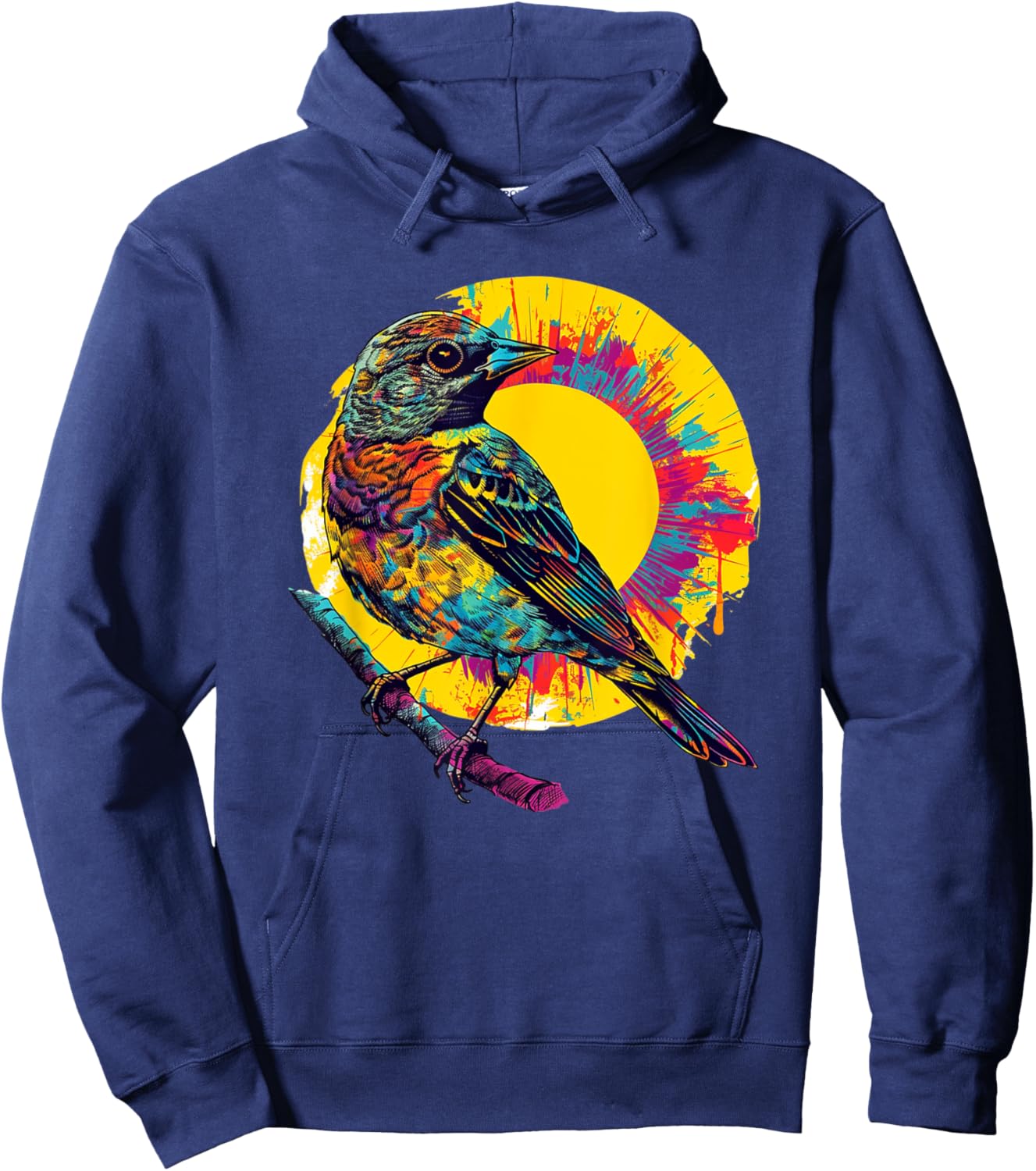 Orioles Bird Tie Dye Graphic Design Shirt Men Women Kids Hoodie - Hoodie | Navy