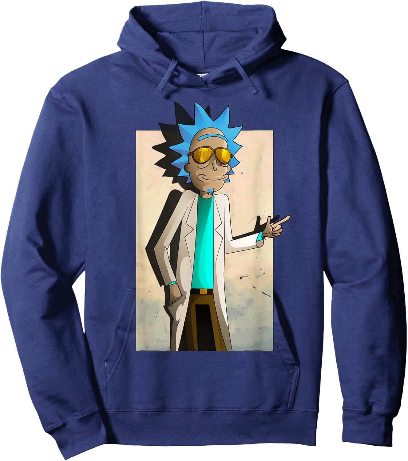 Mademark x Rick and Morty - Rick and Morty Cool Rick of Ricklantis Hoodie - Hoodie | Navy