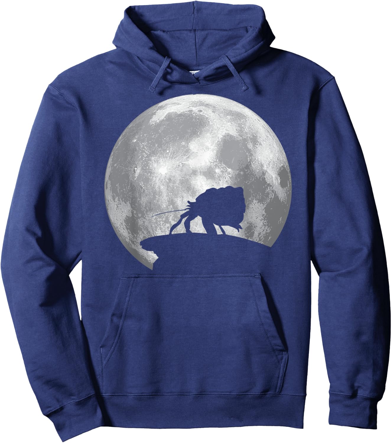 HERMIT CRAB And Moon Vintage Halloween Costume Hoodie - Hoodie | Navy