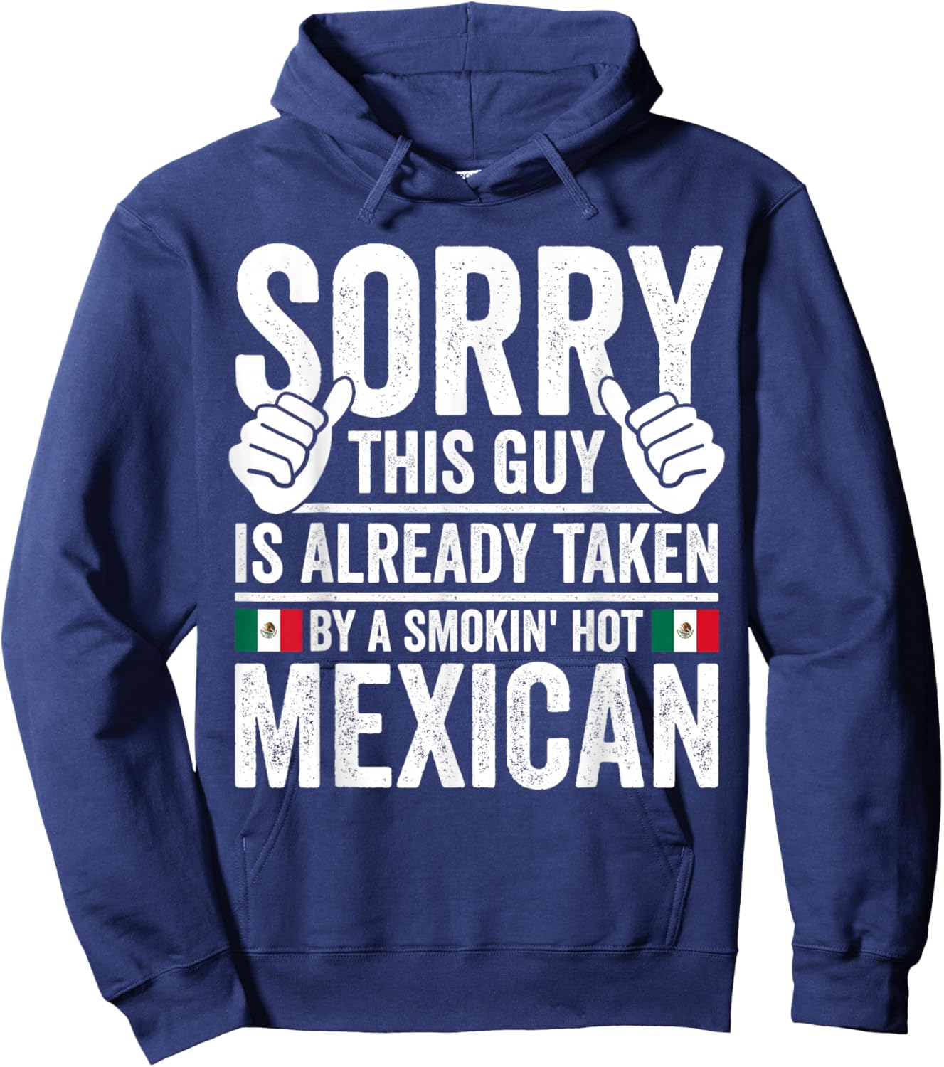 Mexican Roots Outfit Funny Mexico Heritage Hoodie - Hoodie | Navy