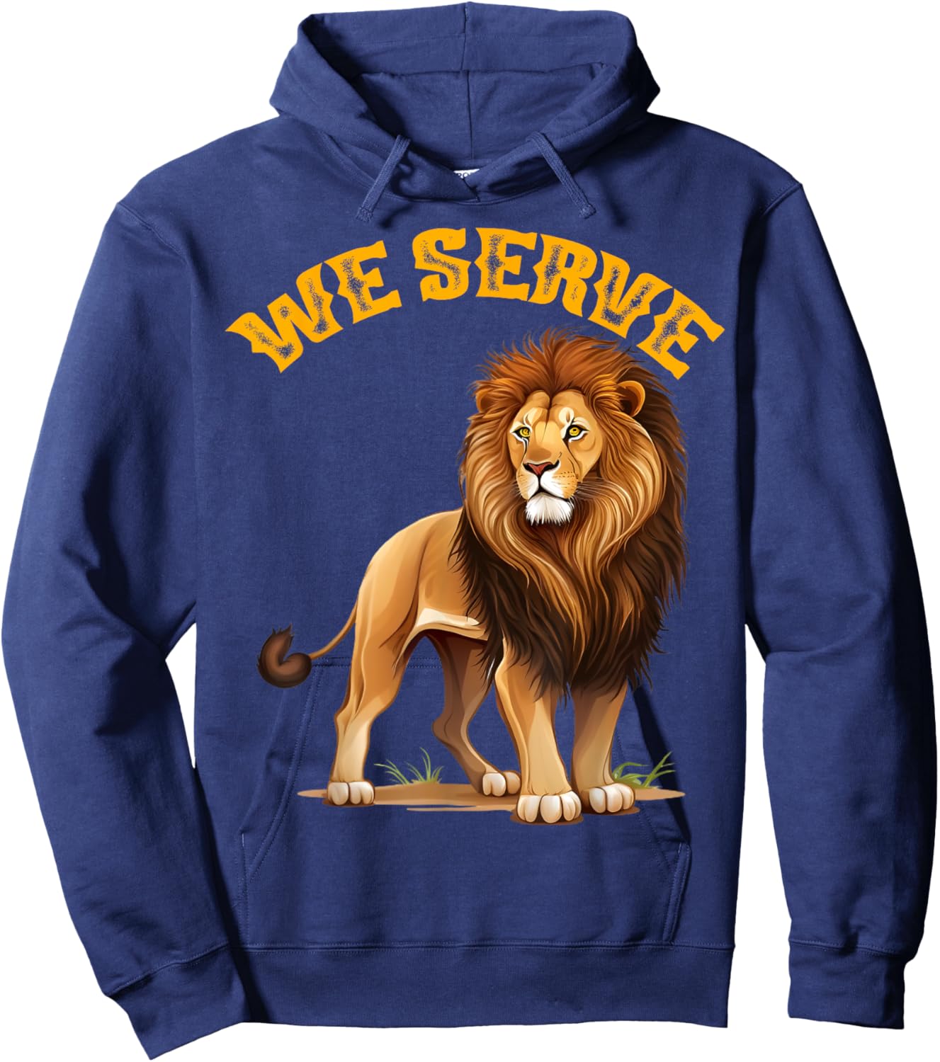 Lions Club member We Serve gift Hoodie - Hoodie | Navy