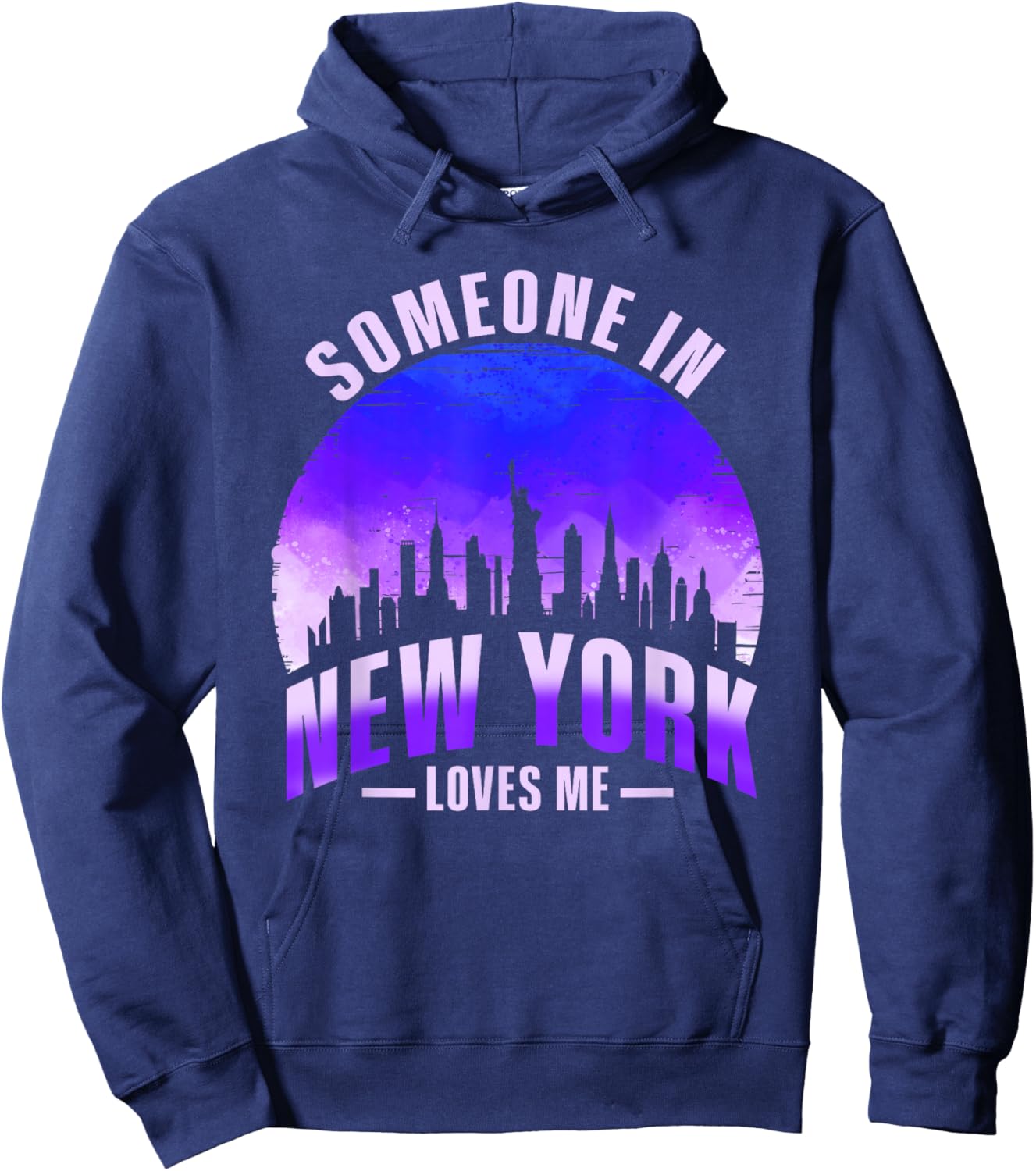 Someone In New York Loves Me Hoodie - Hoodie | Navy
