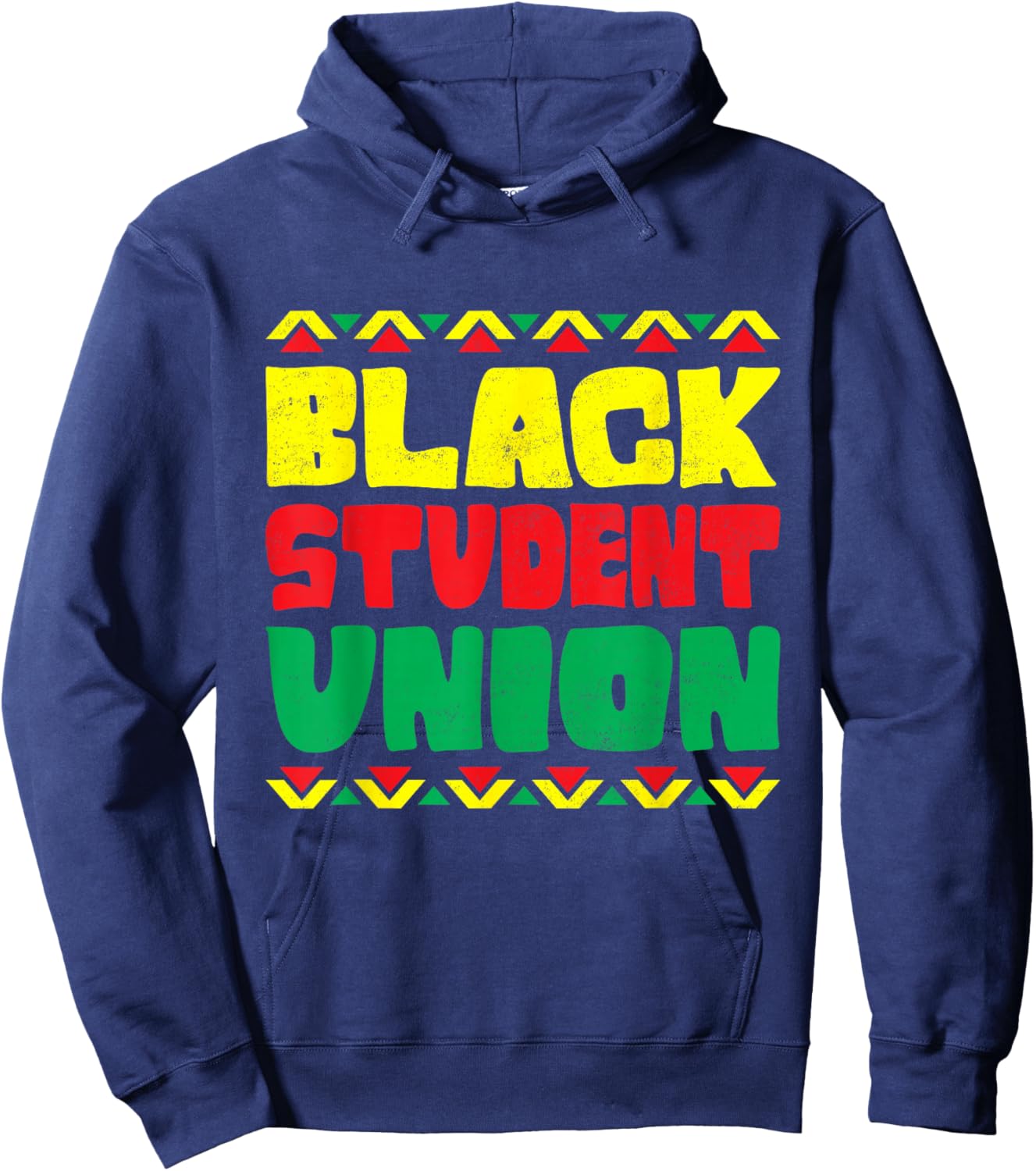 Black Student HBCU African American Pride Women Men Hoodie - Hoodie | Navy