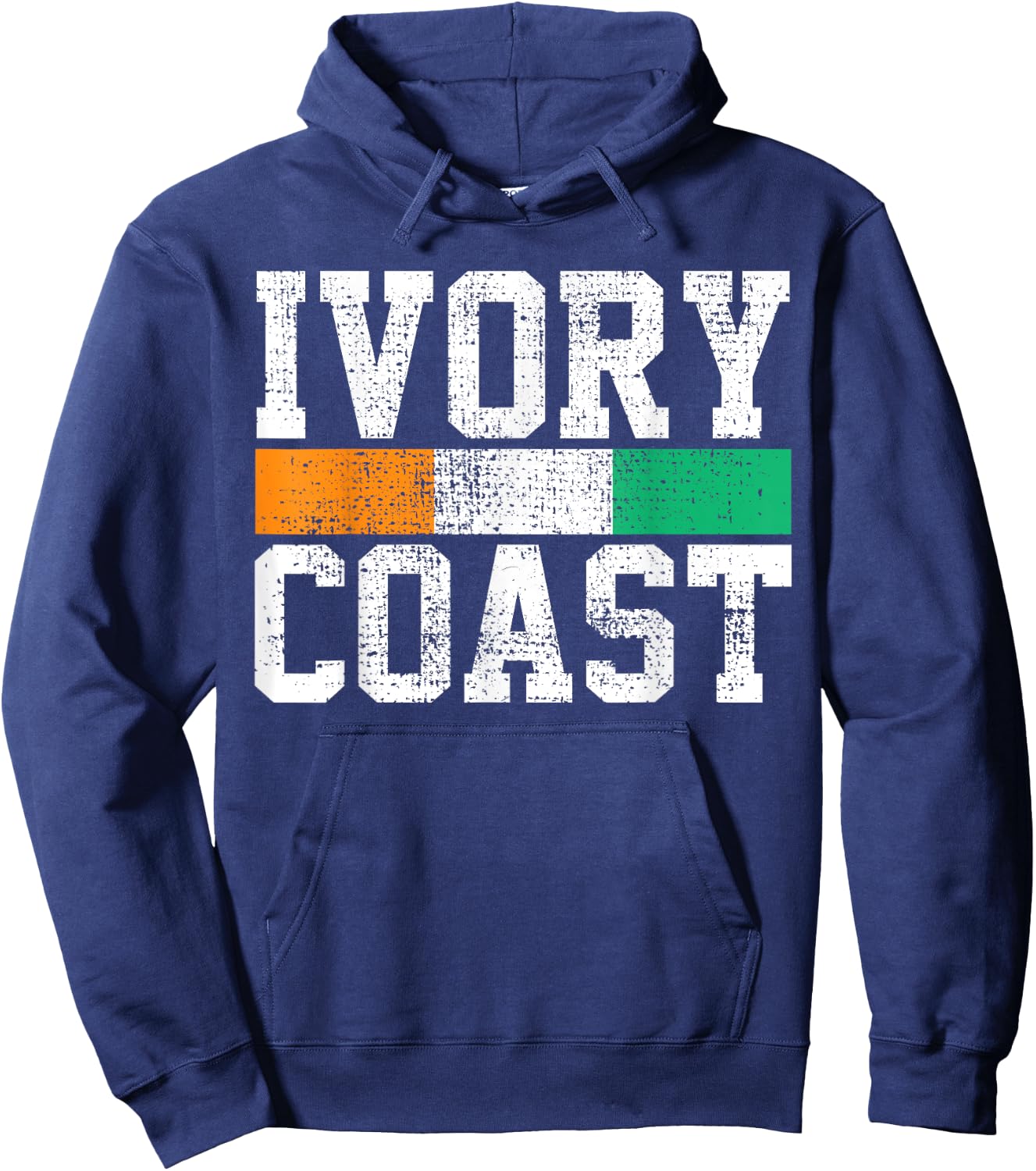 Ivory Coast Shirt National Flag African Pride Hoodie - Hoodie | Navy