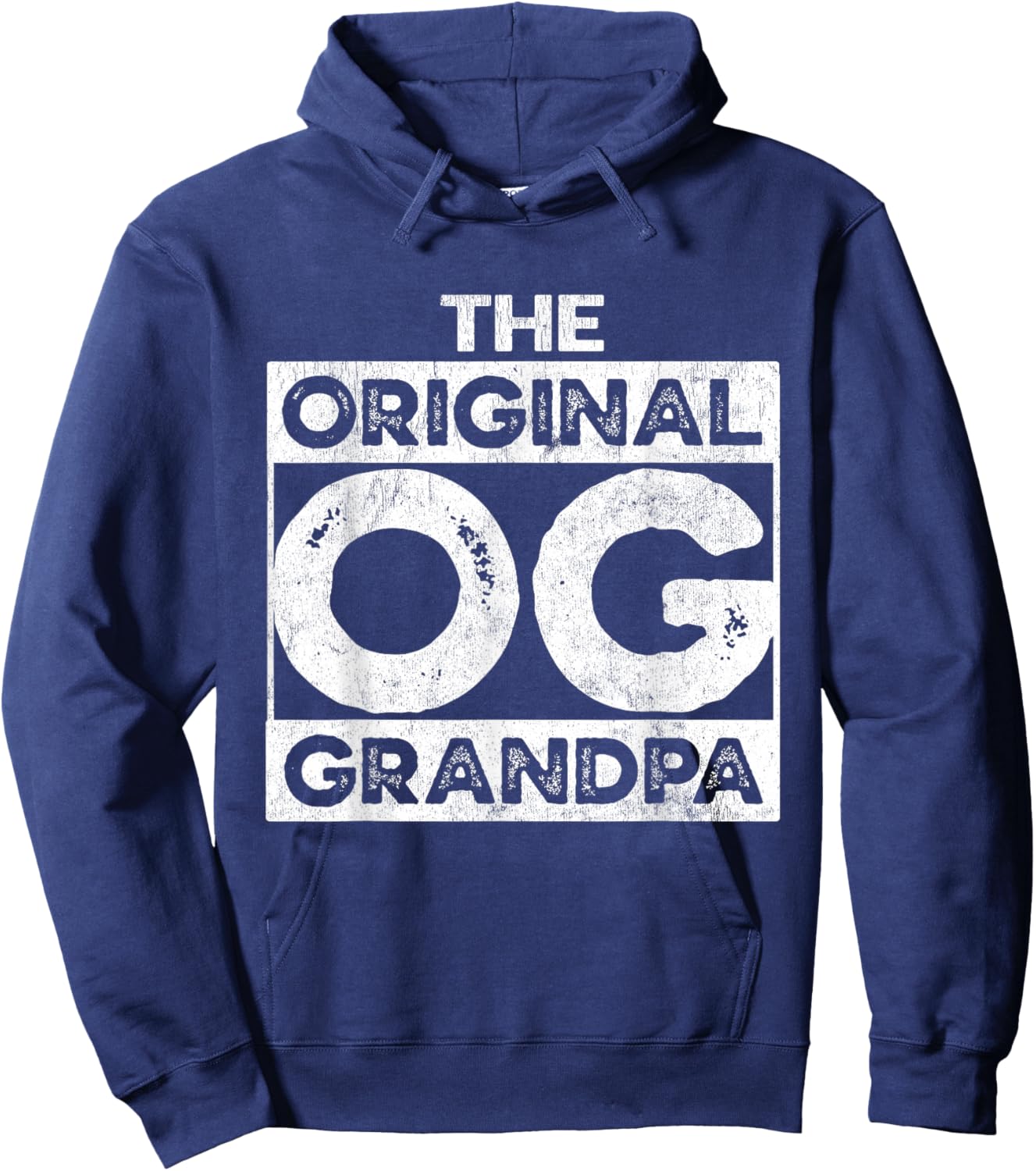 The OG Original Grandpa Funny Birthday Grandad Urban Hoodie - Hoodie | Navy