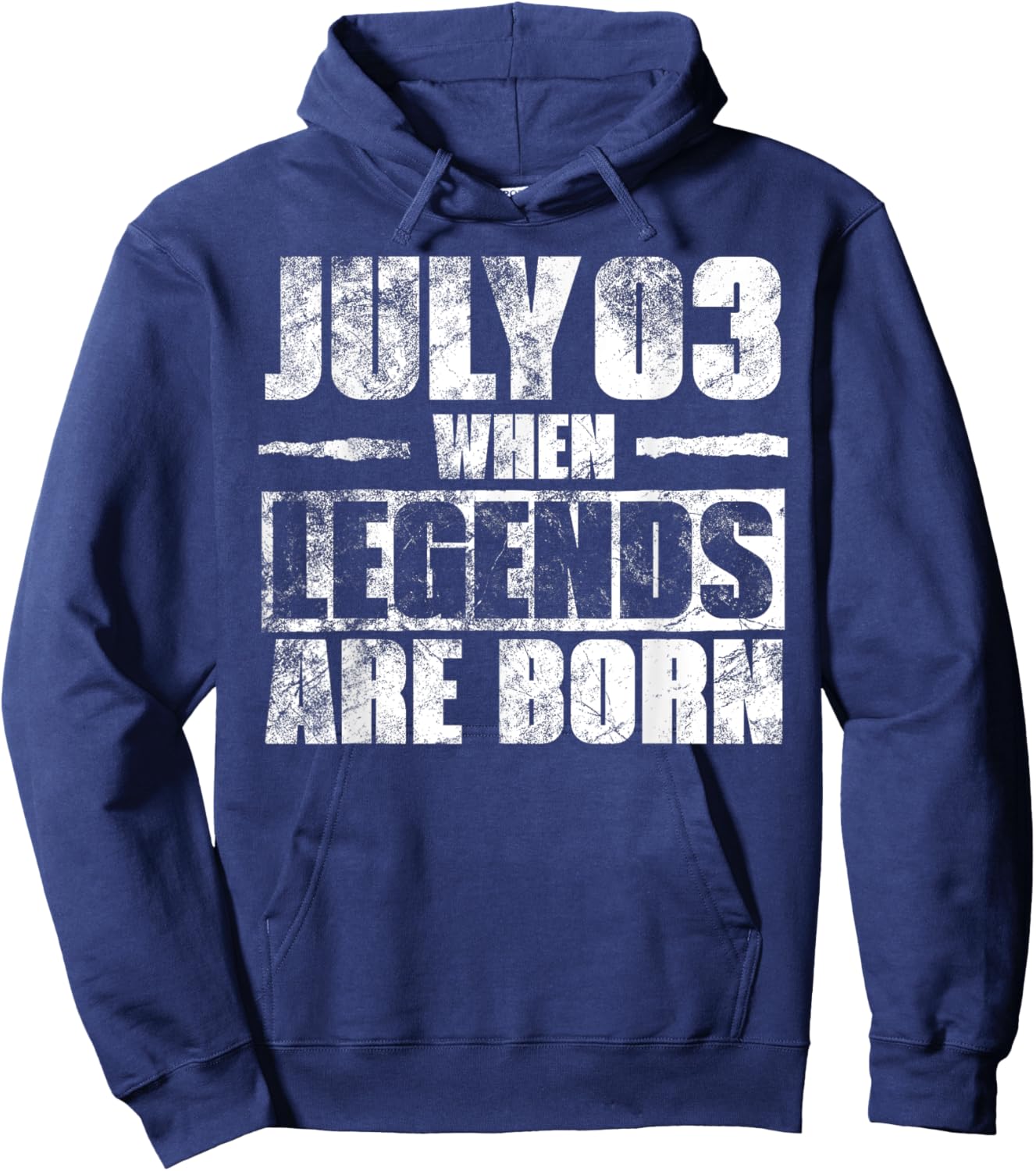 July 3rd When Legends Are Born July Birthday Hoodie - Hoodie | Navy