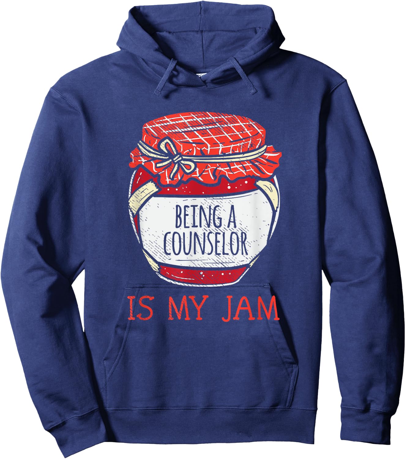Fun Counseling Appreciation | Funny Cute School Counselor Hoodie - Hoodie | Navy